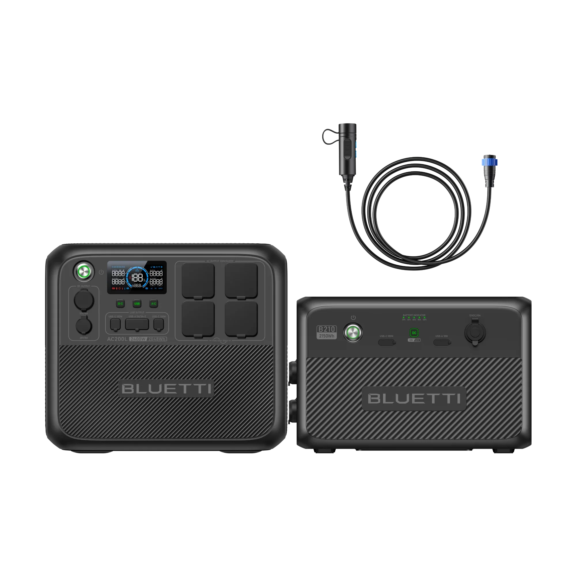 BLUETTI AC200L Tragbare Powerstation | 2400 W 2048 Wh (Nur Für Deutschland) - Image 14