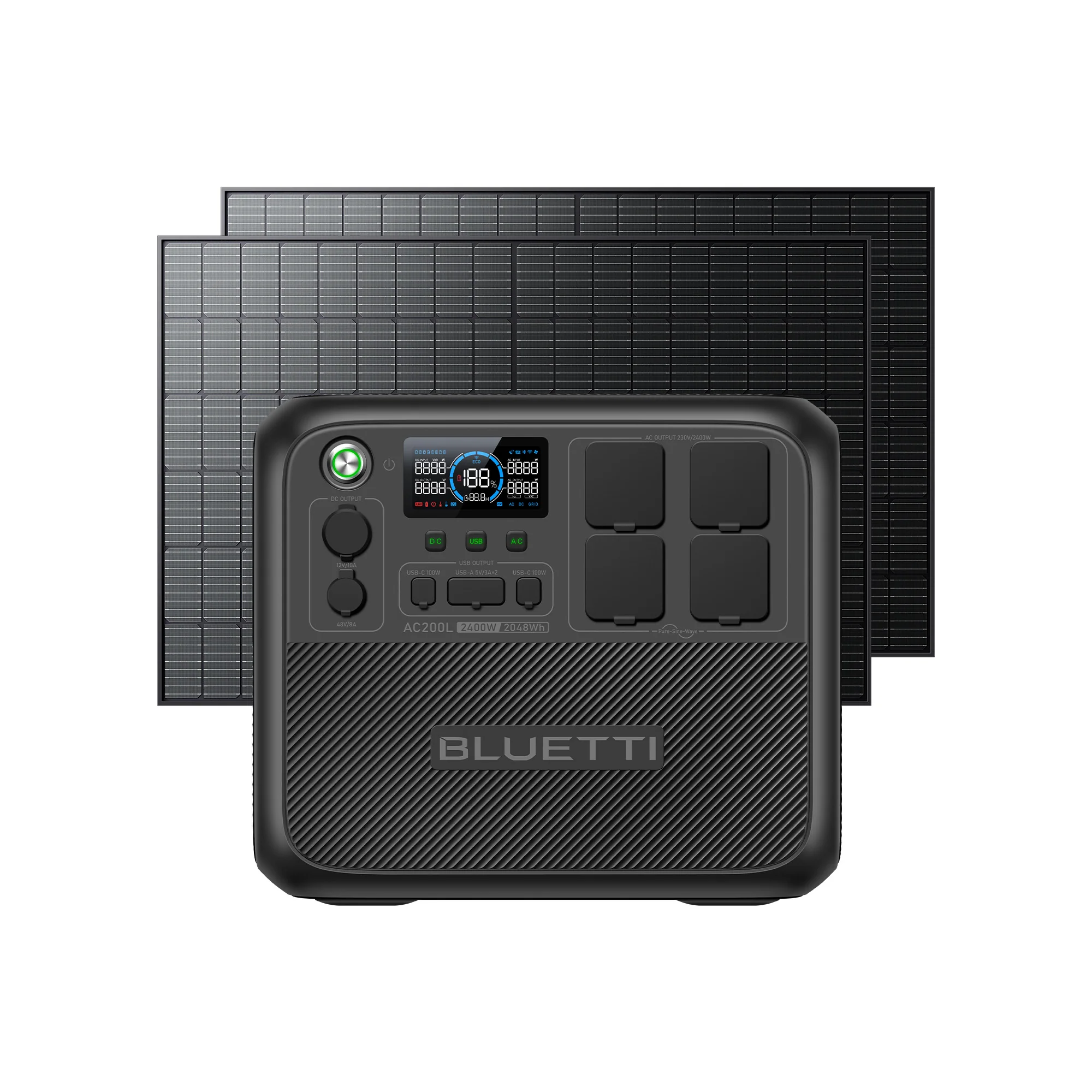 BLUETTI AC200L Tragbare Powerstation | 2400 W 2048 Wh (Nur Für Deutschland) - Image 4