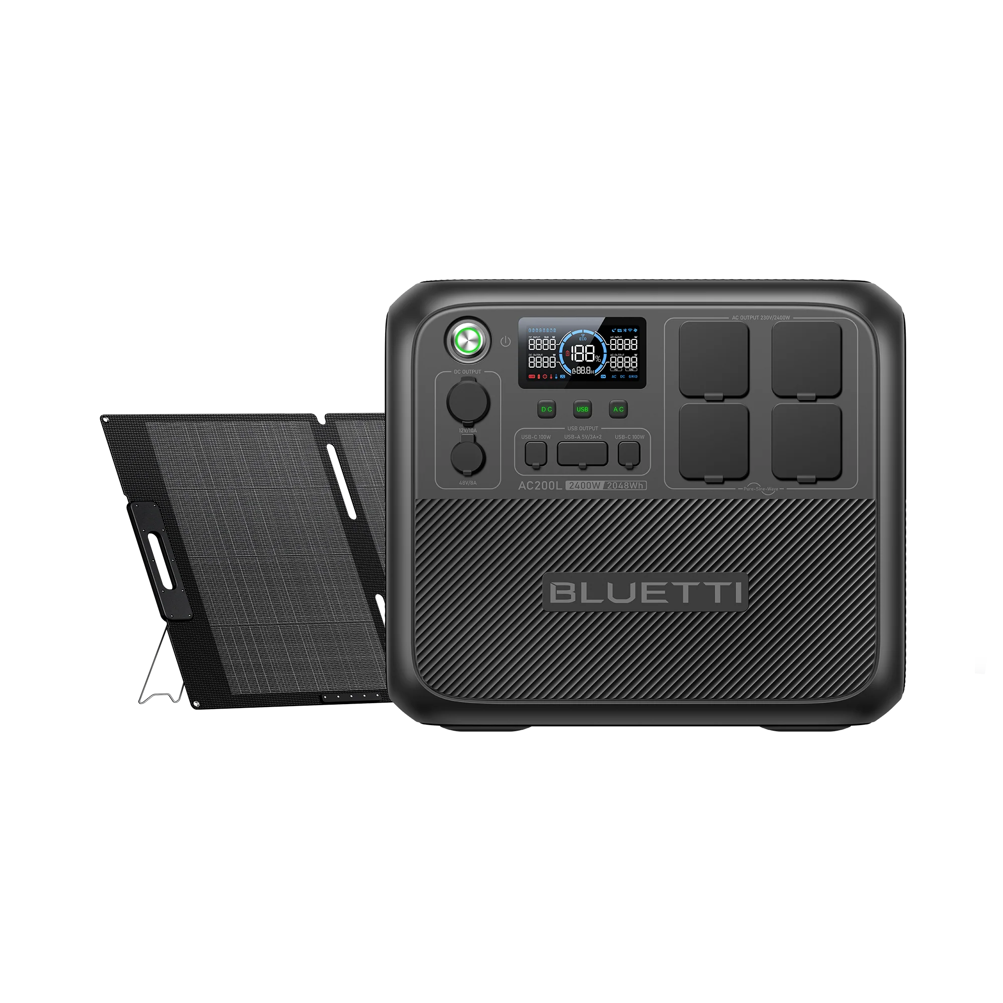 BLUETTI AC200L Tragbare Powerstation | 2400 W 2048 Wh (Nur Für Deutschland) - Image 5