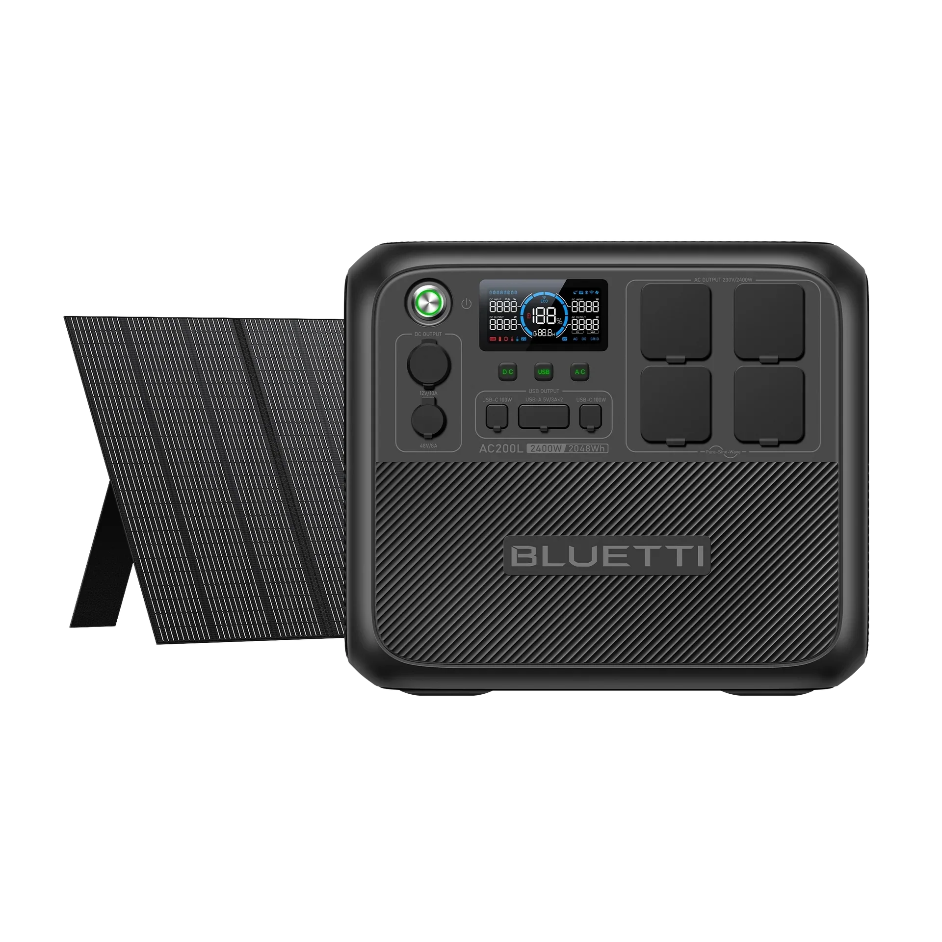 BLUETTI AC200L Tragbare Powerstation | 2400 W 2048 Wh (Nur Für Deutschland) - Image 6