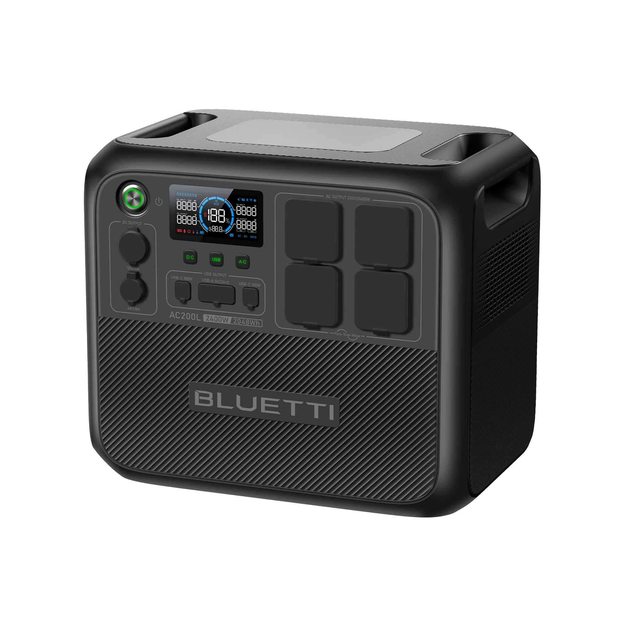 BLUETTI AC200L Tragbare Powerstation | 2400 W 2048 Wh (Nur Für Deutschland) - Image 9
