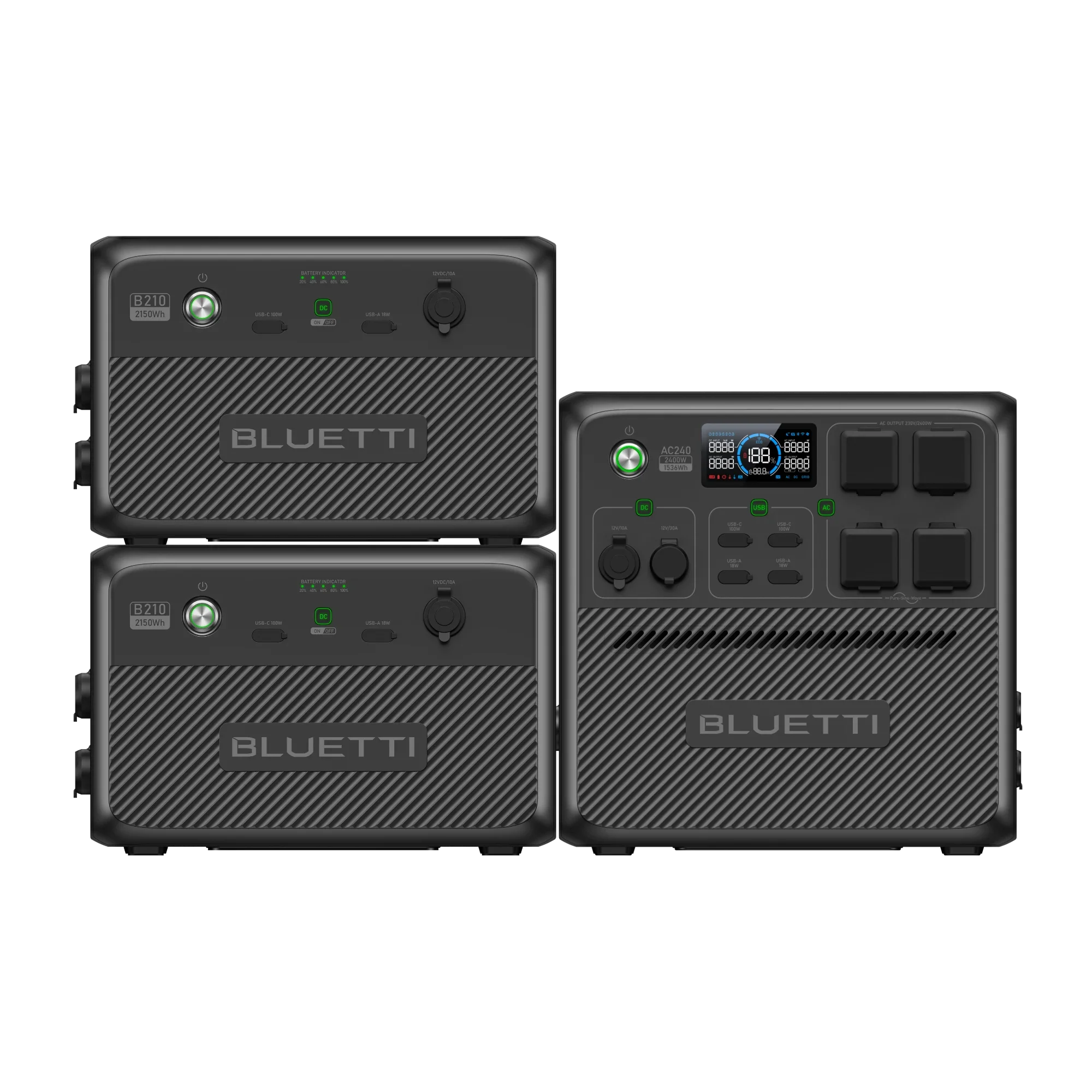 BLUETTI AC240 Tragbare Powerstation | 2400 W 1536 Wh - Image 12