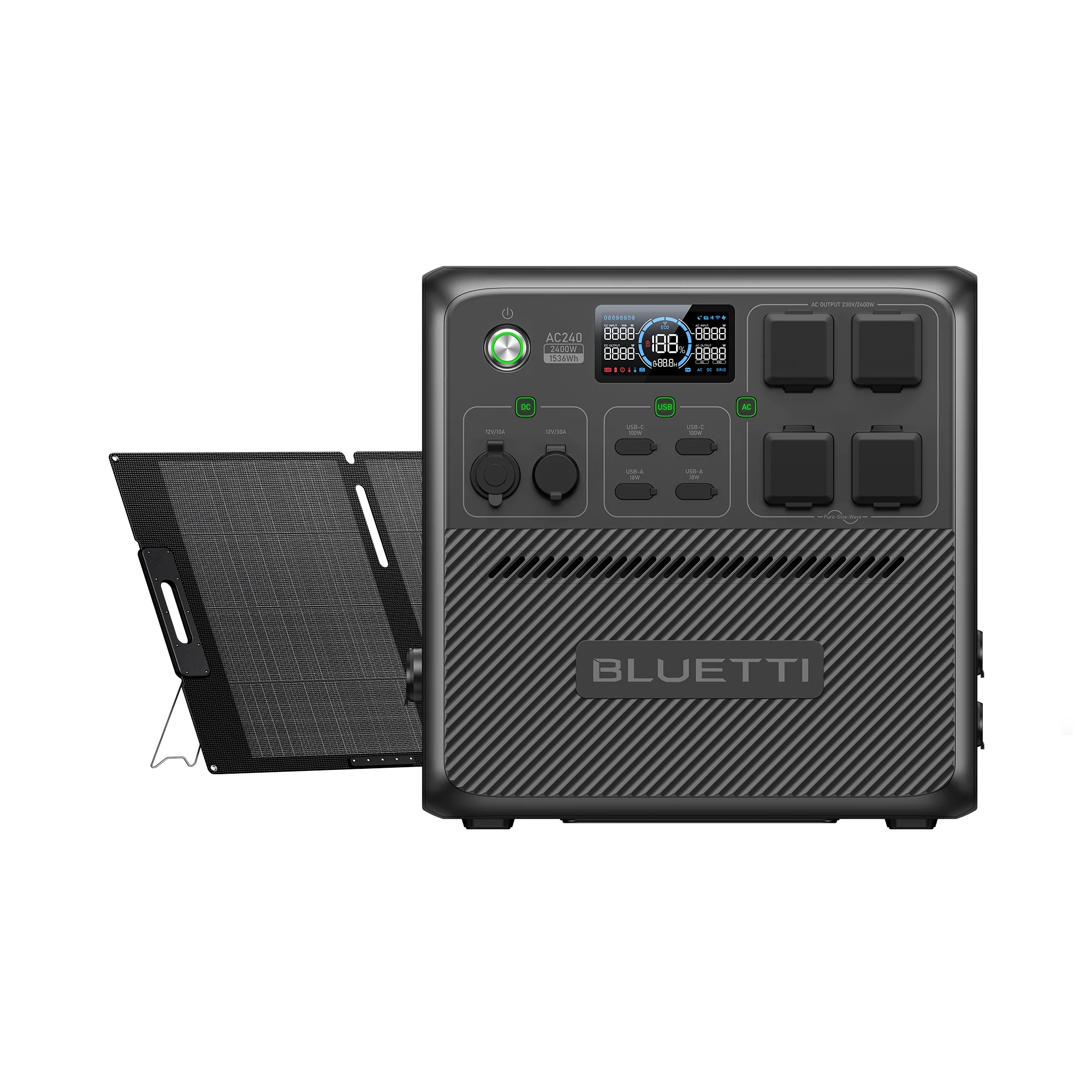 BLUETTI AC240 Tragbare Powerstation | 2400 W 1536 Wh - Image 8