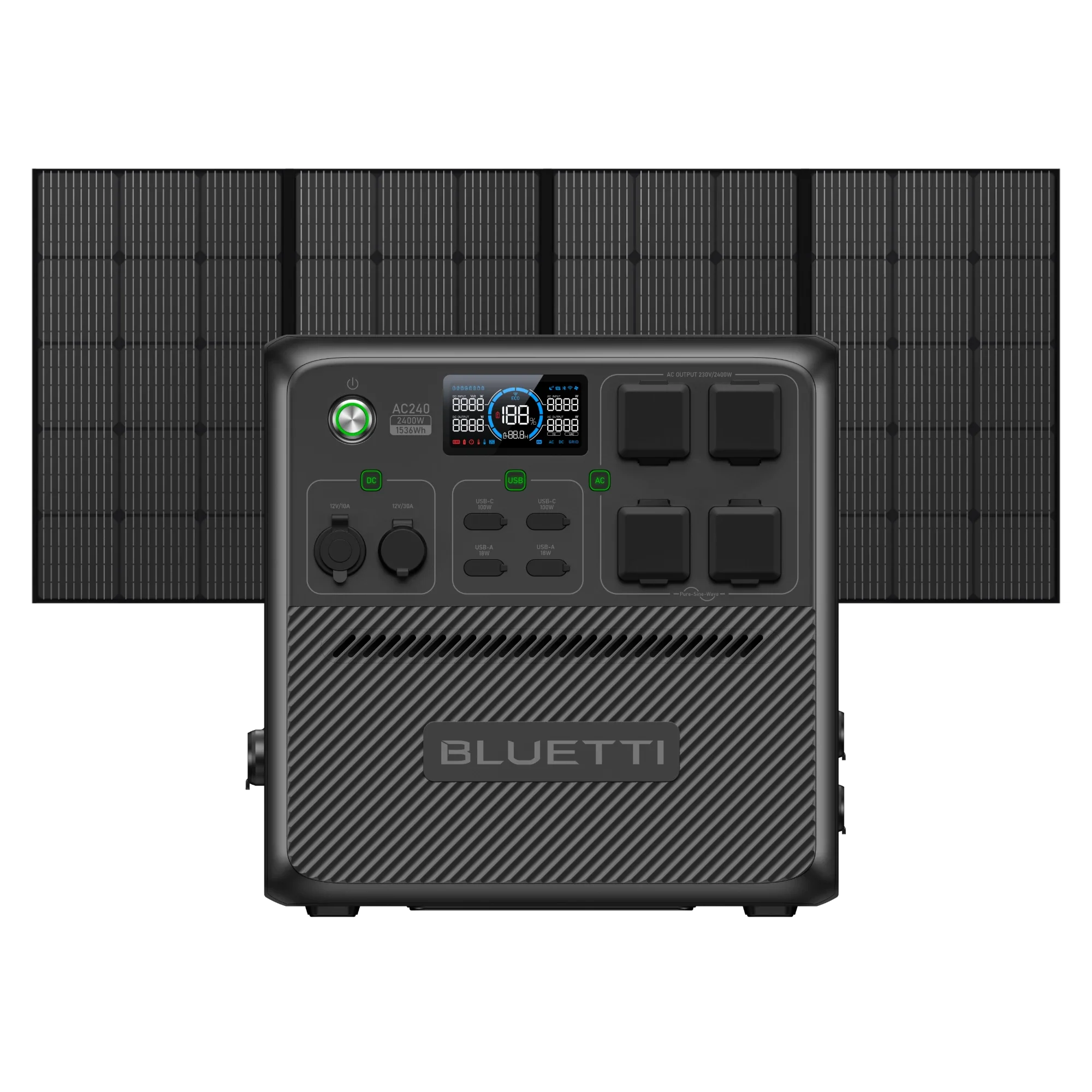 BLUETTI AC240 Tragbare Powerstation | 2400 W 1536 Wh - Image 9