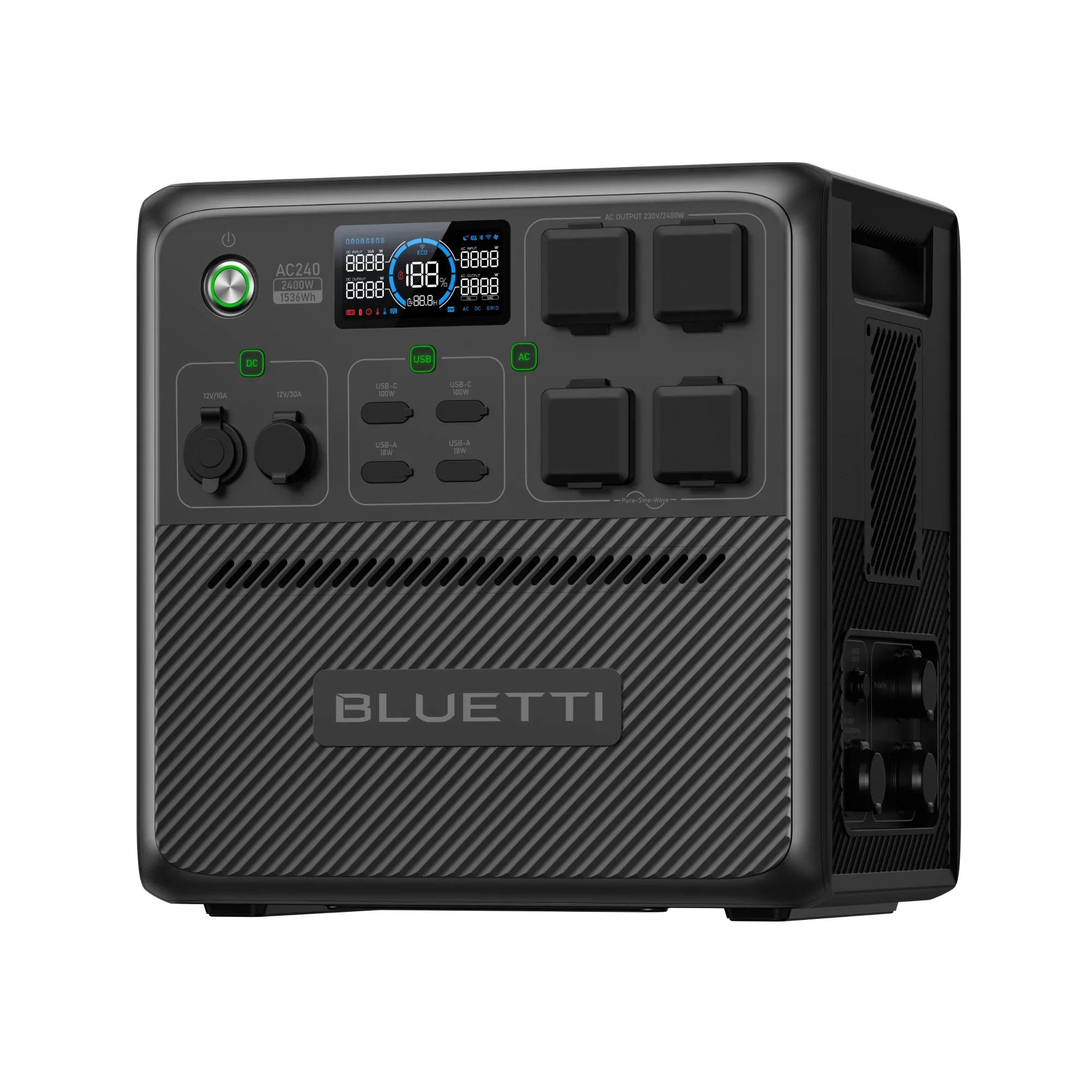BLUETTI AC240 Tragbare Powerstation | 2400 W 1536 Wh (Nur für Deutschland) - Image 5