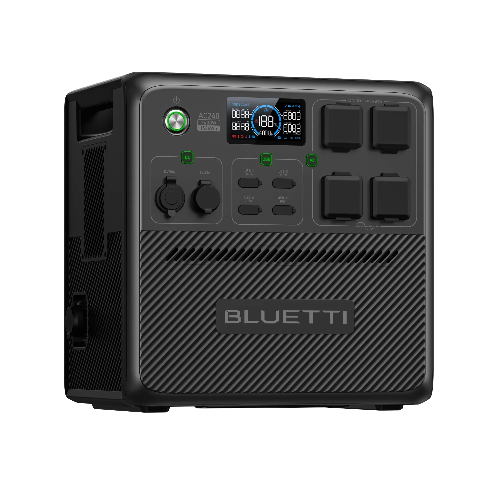 BLUETTI AC240 Tragbare Powerstation | 2400 W 1536 Wh (Nur für Deutschland) - Image 6