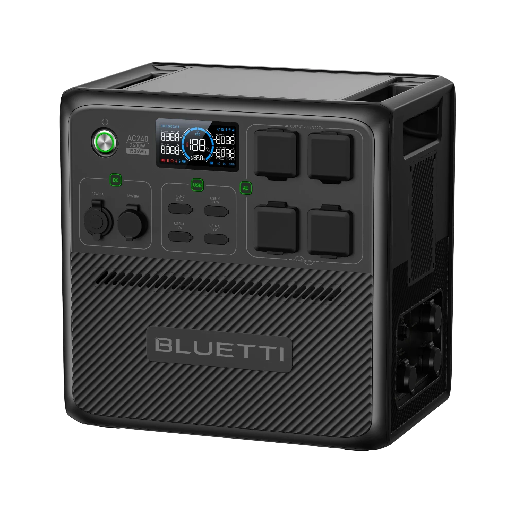 BLUETTI AC240 Tragbare Powerstation | 2400 W 1536 Wh (Nur für Deutschland) - Image 7