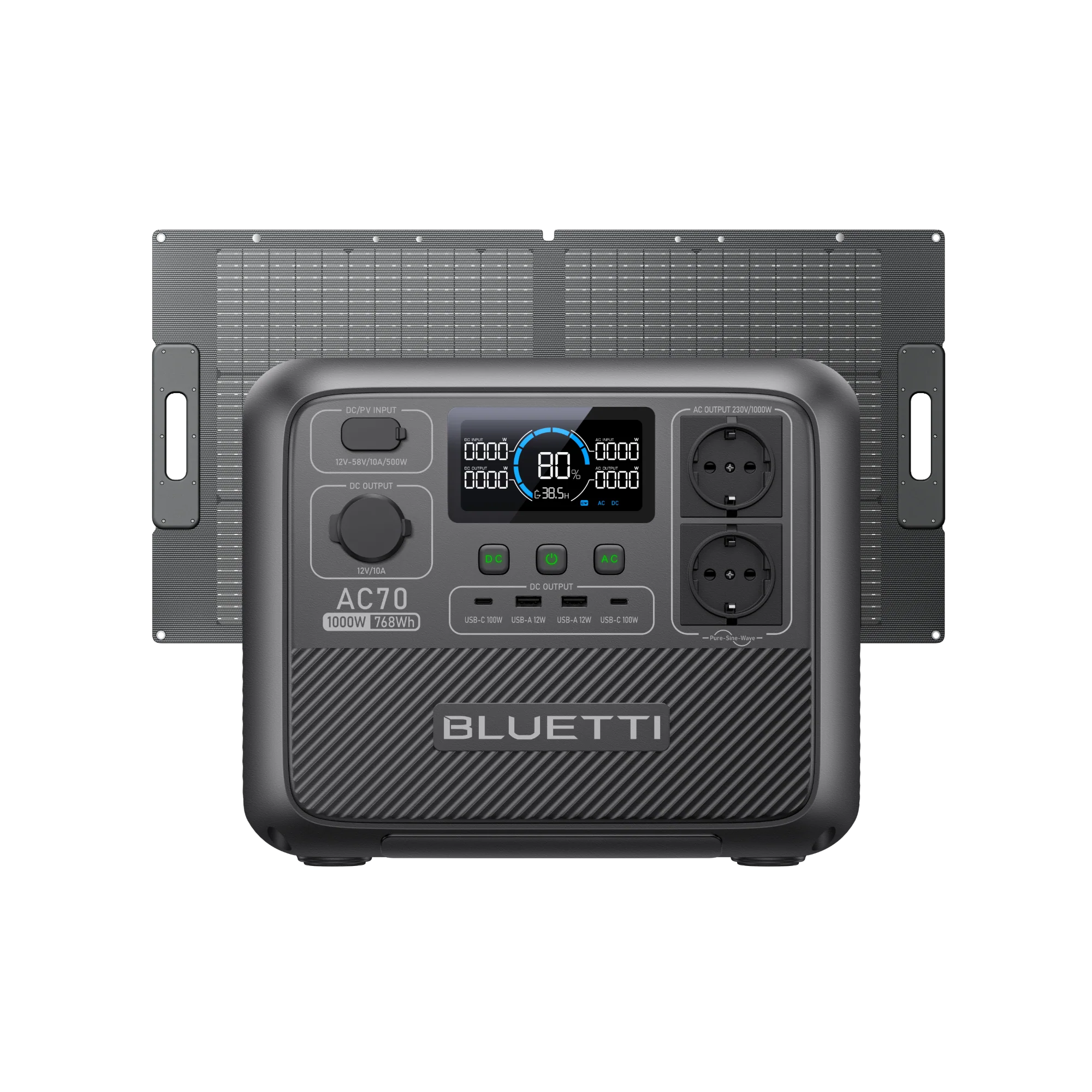 BLUETTI AC70 Tragbare Powerstation | 1000 W 768 Wh (Nur Für Deutschland) - Image 6