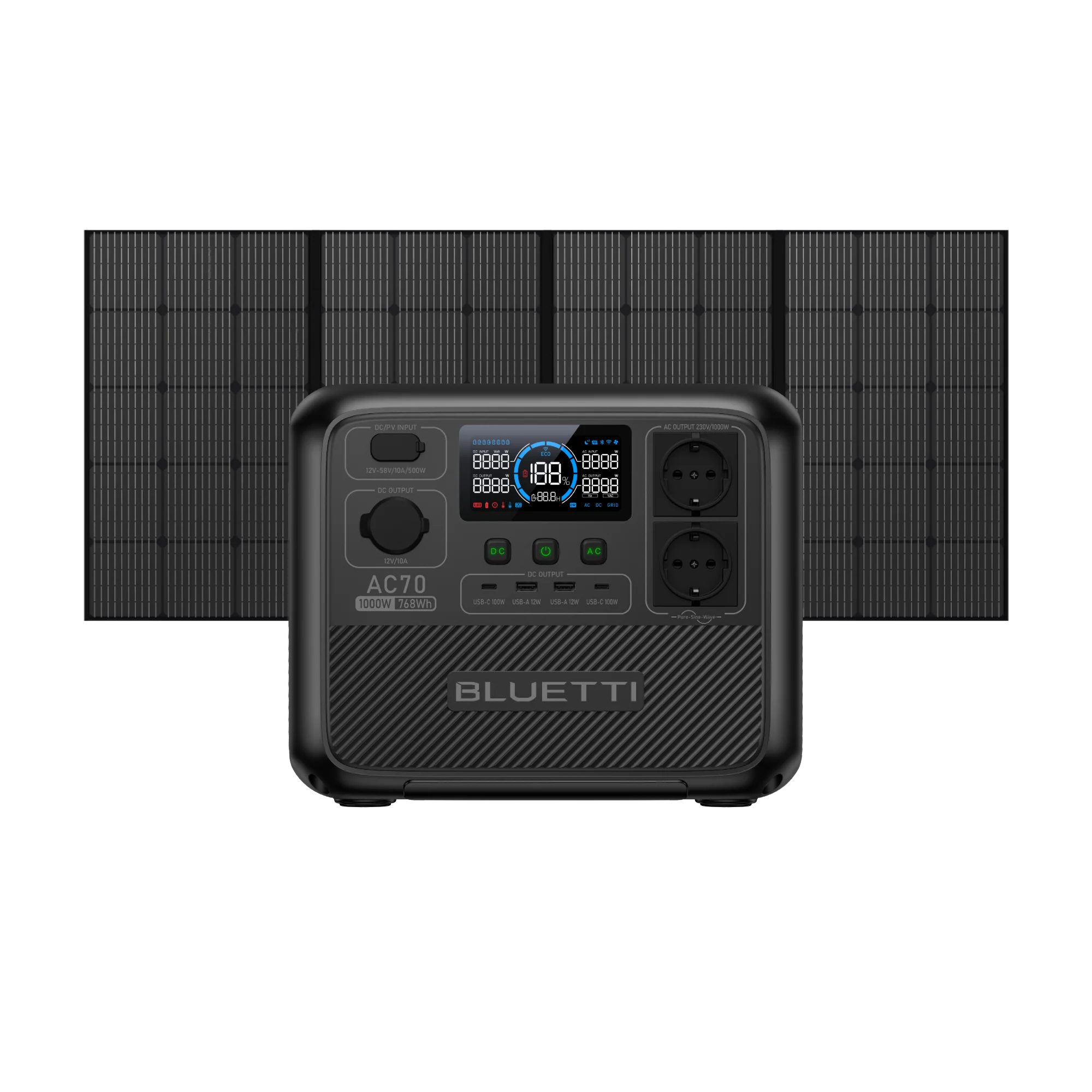 BLUETTI AC70 Tragbare Powerstation | 1000 W 768 Wh (Nur Für Deutschland) - Image 9