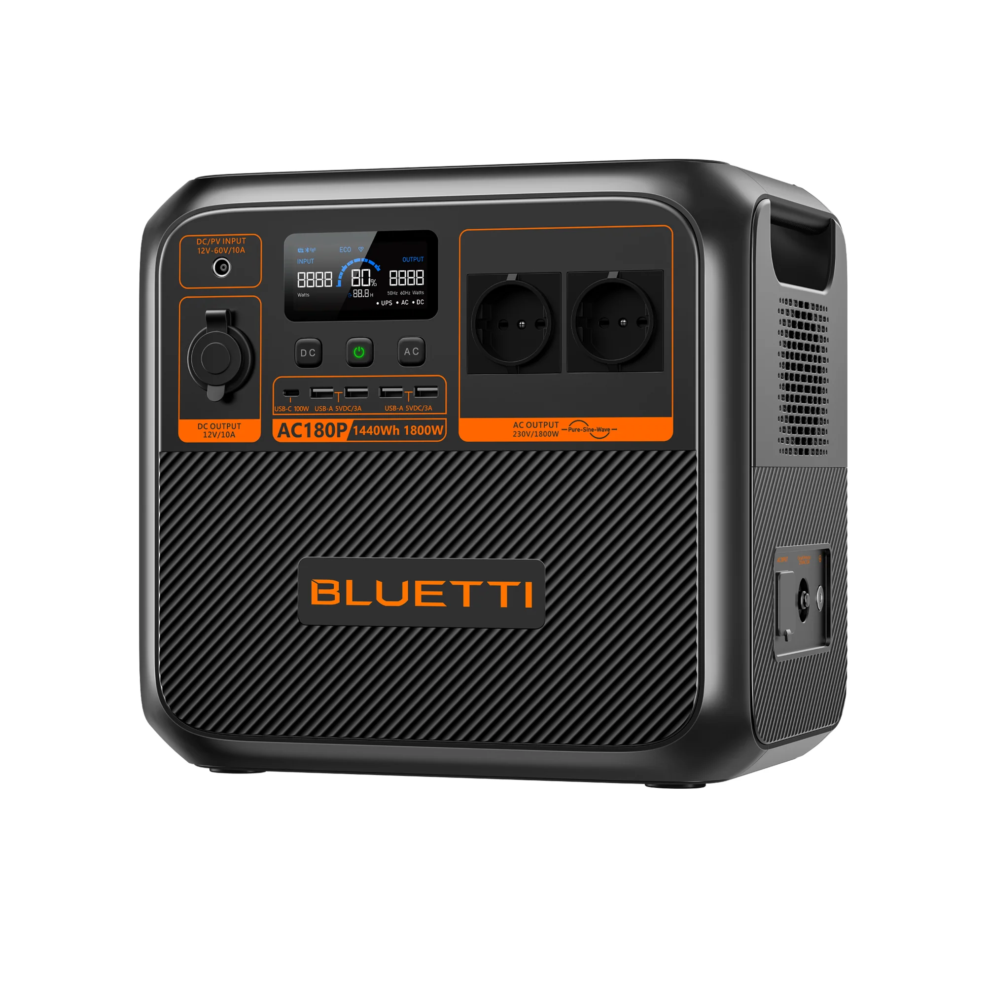 BLUETTI AC180P Tragbare Powerstation | 1800 W 1440 Wh - Image 2