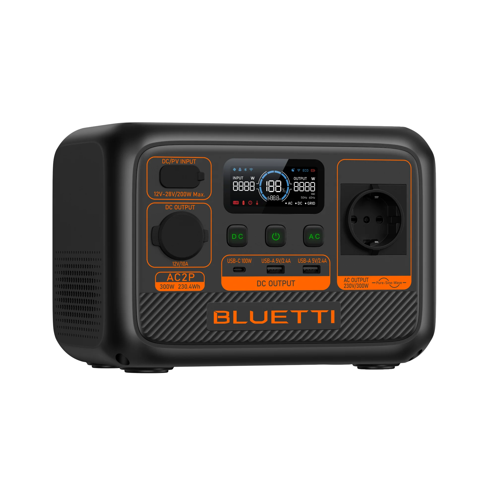 BLUETTI AC2P Portable Powerstation | 300 W 230,4 Wh - Image 4