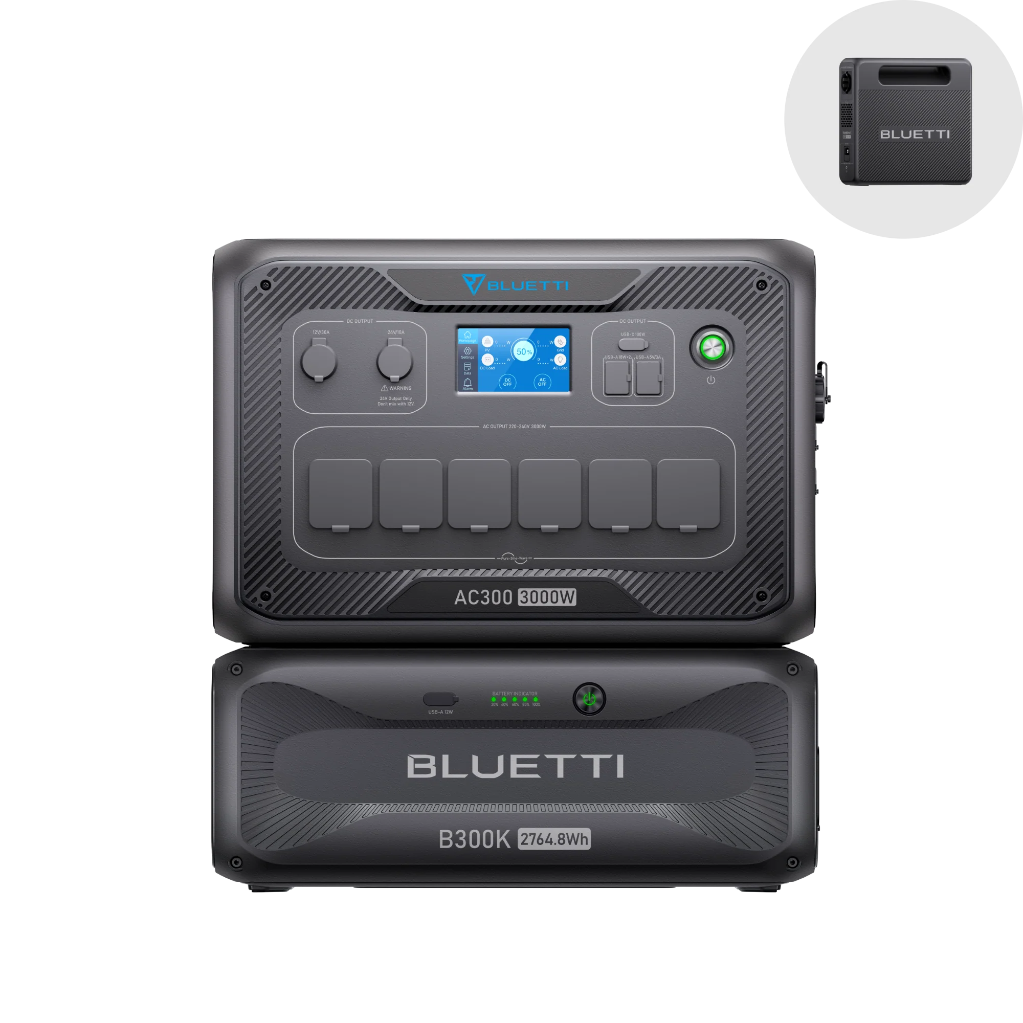 BLUETTI AC300+B300K Hausbatteriespeicher (Amazon)