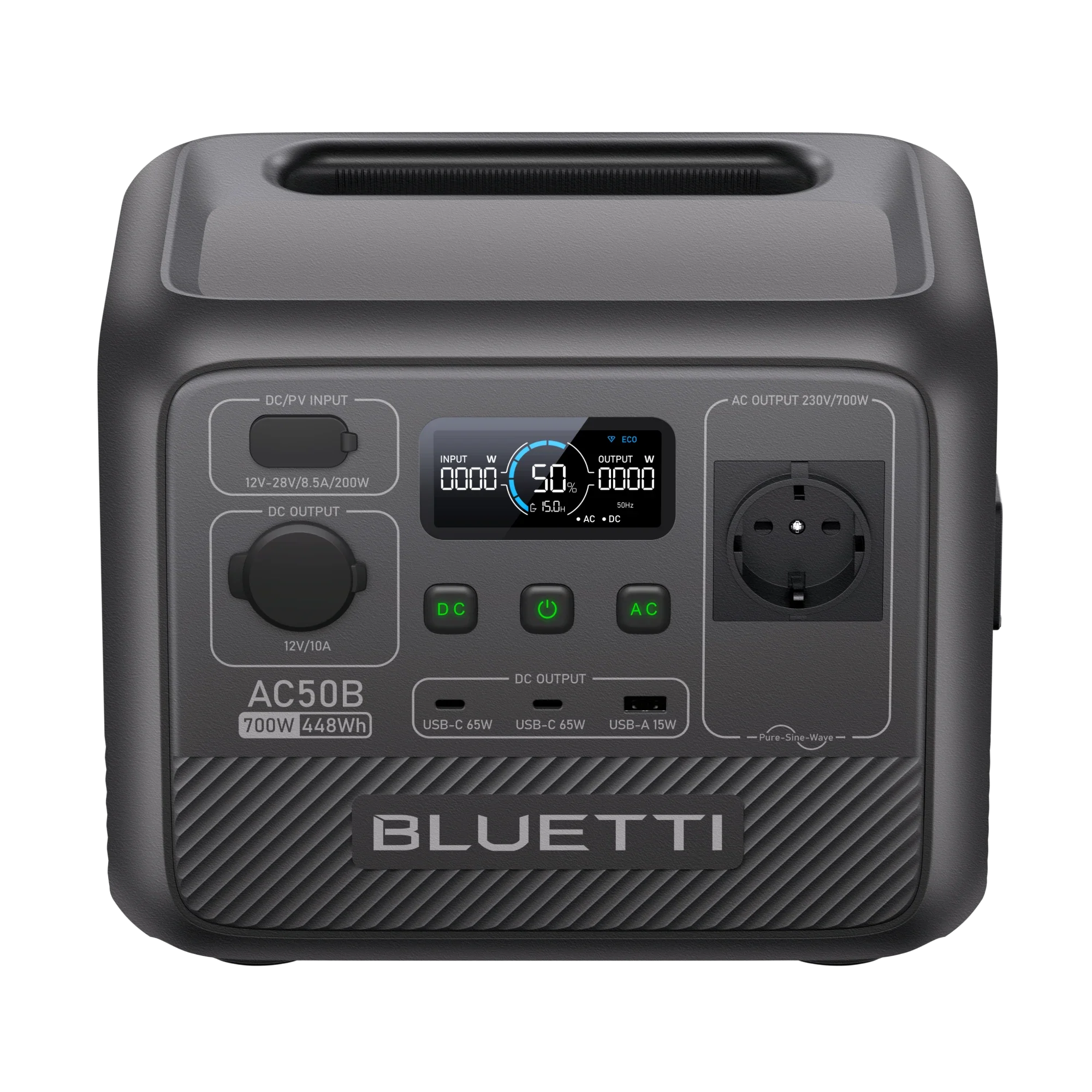 BLUETTI AC50B Tragbare Powerstation für Camping | 700 W 448 Wh (Nur Für Deutschland) - Image 3