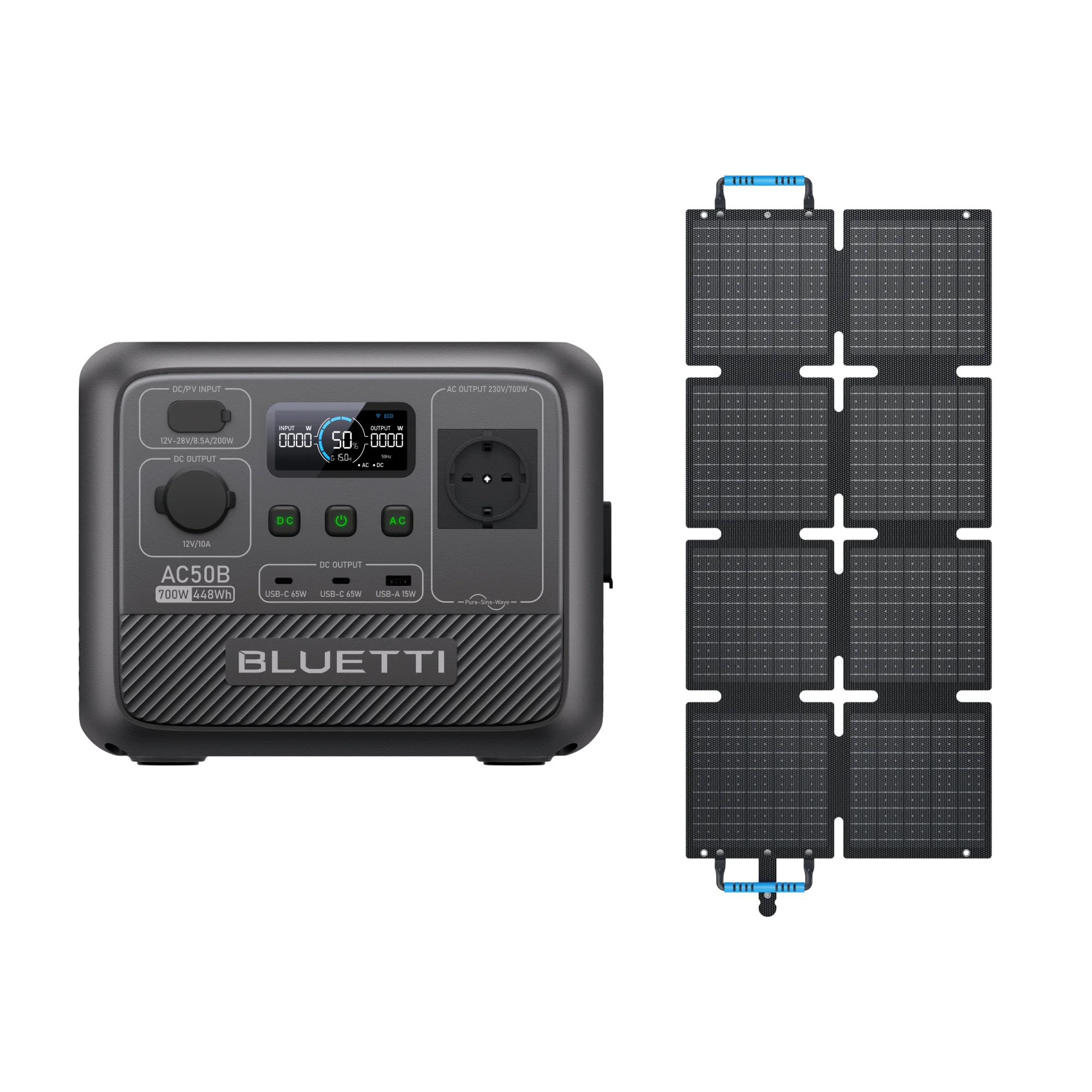 BLUETTI AC50B Tragbare Powerstation für Camping | 700 W 448 Wh (Nur Für Deutschland) - Image 6