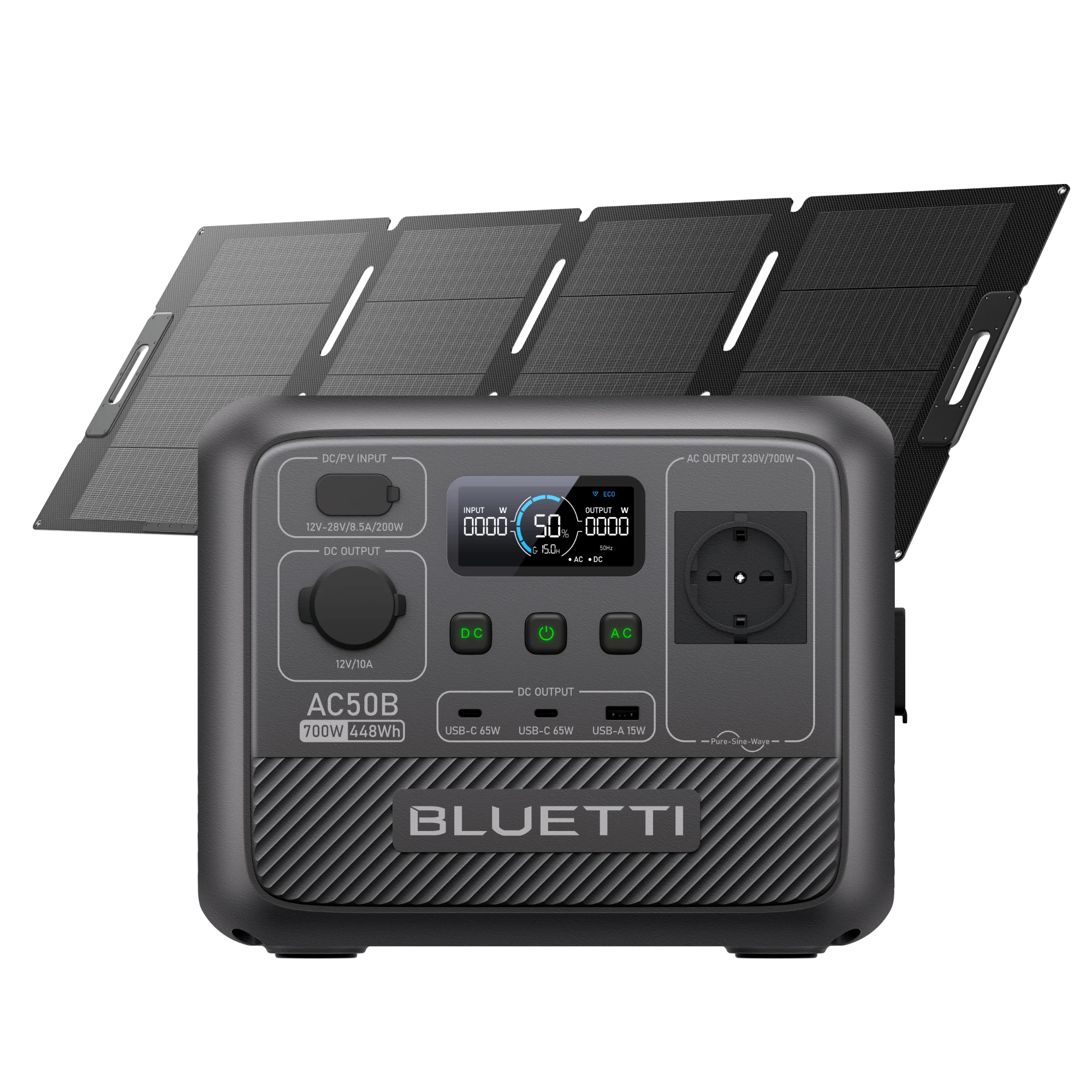 BLUETTI AC50B Tragbare Powerstation für Camping | 700 W 448 Wh (Nur Für Deutschland) - Image 8