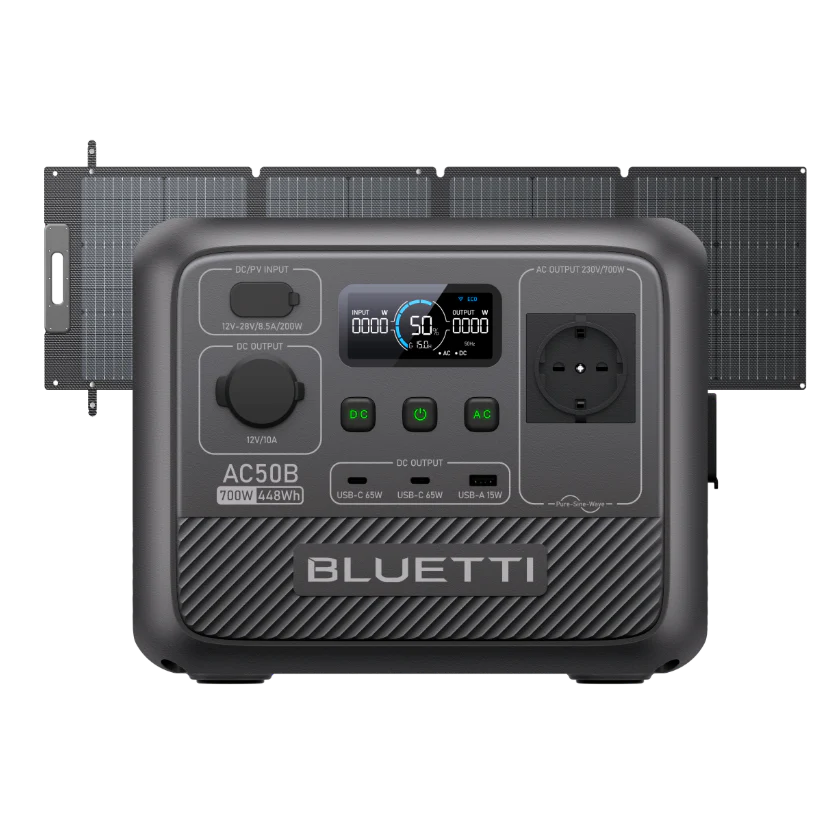 BLUETTI AC50B Tragbare Powerstation für Camping | 700 W 448 Wh (Nur Für Deutschland) - Image 9