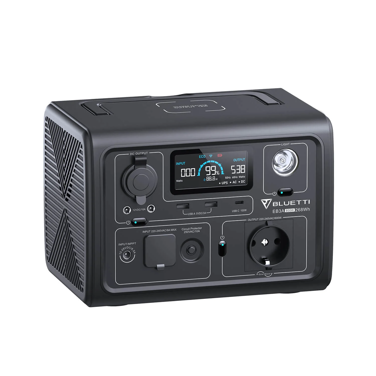 BLUETTI EB3A Tragbare Powerstation | 600 W 268 Wh (Nur Für Deutschland) - Image 10