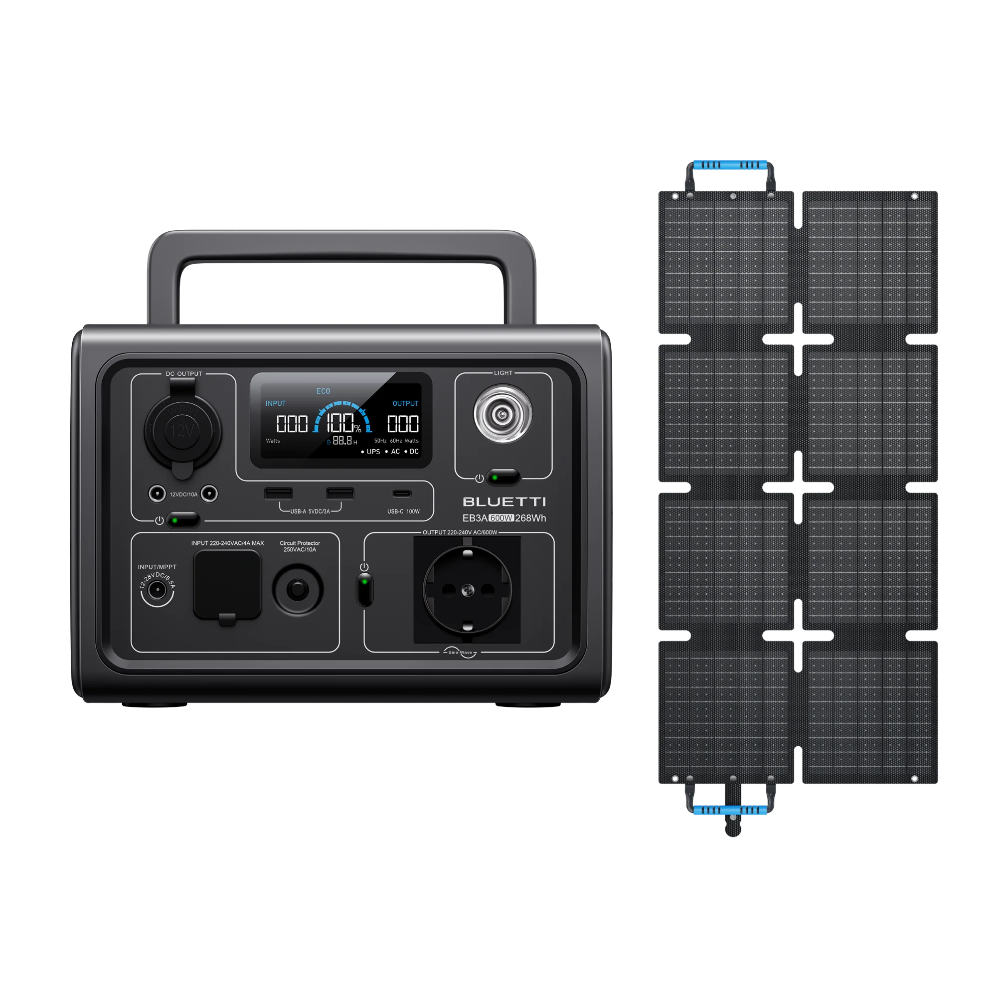 BLUETTI EB3A Tragbare Powerstation | 600 W 268 Wh (Nur Für Deutschland) - Image 5
