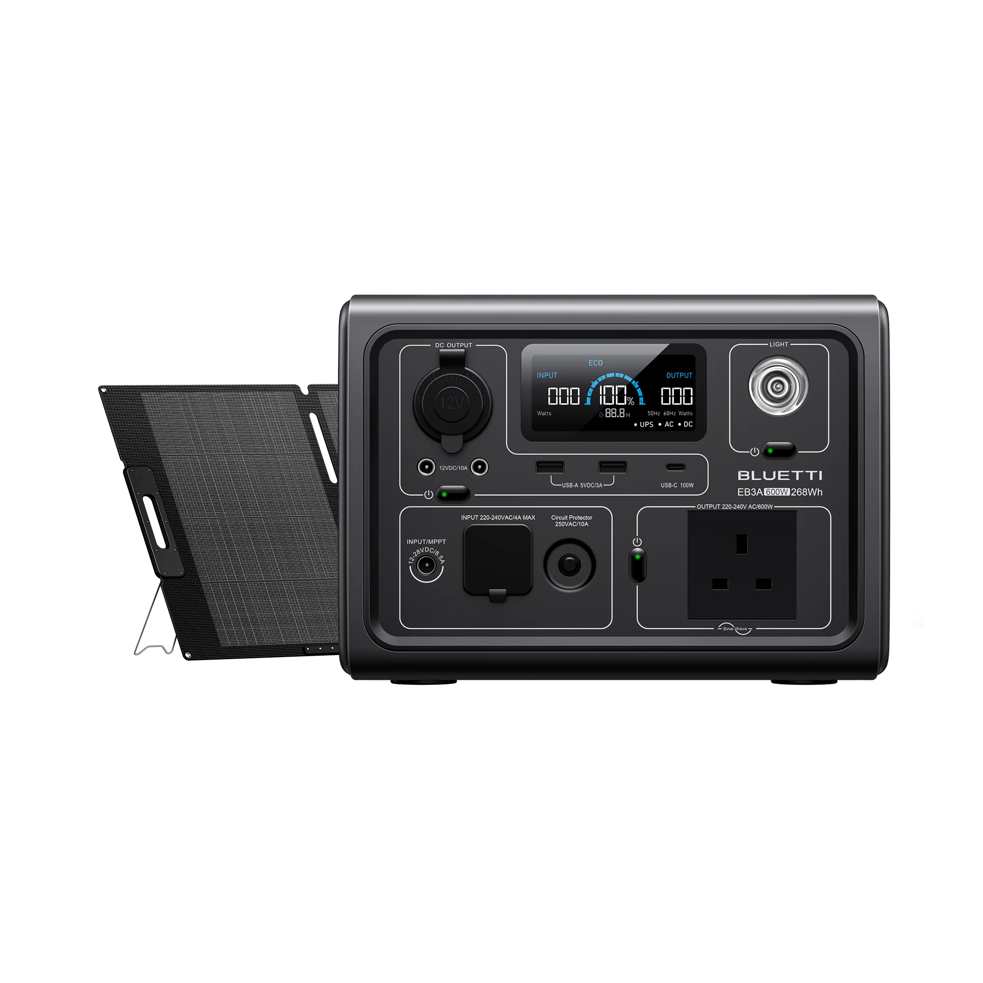BLUETTI EB3A Tragbare Powerstation | 600 W 268 Wh (Nur Für Deutschland) - Image 8