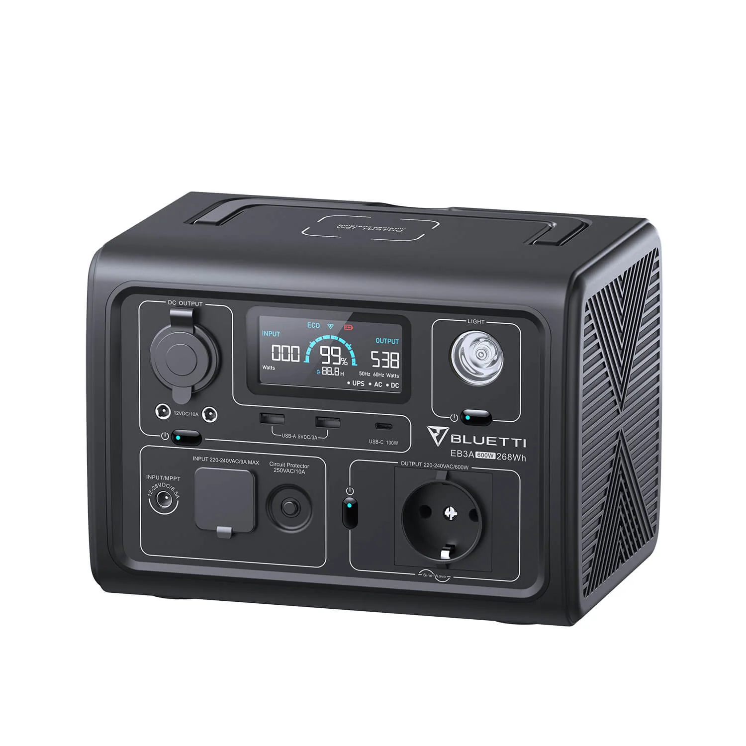 BLUETTI EB3A Tragbare Powerstation | 600 W 268 Wh (Nur Für Deutschland) - Image 9