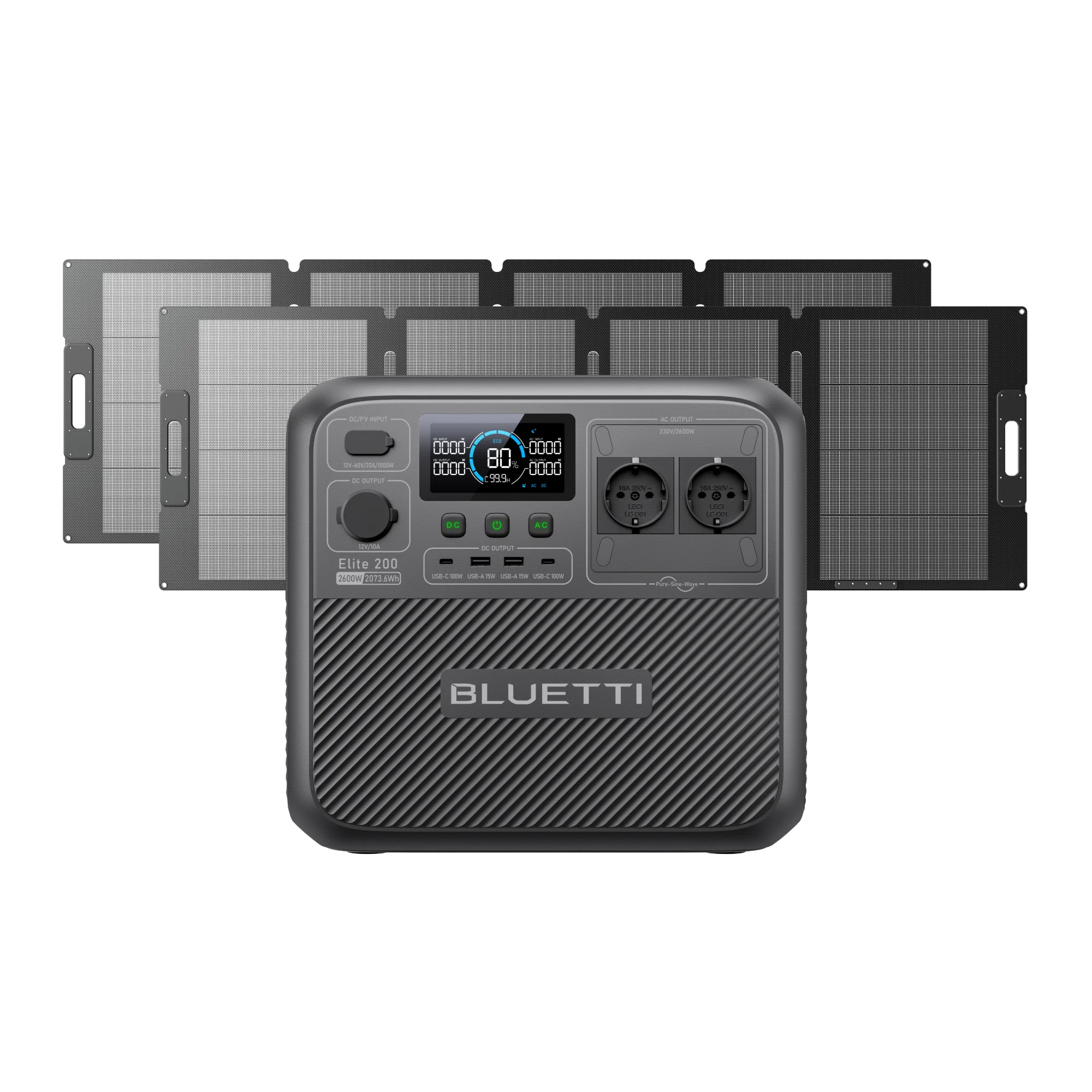 BLUETTI Elite 200 V2 Tragbare Powerstation | 2600 W 2073,6 Wh (Nur Für Deutschland) - Image 12