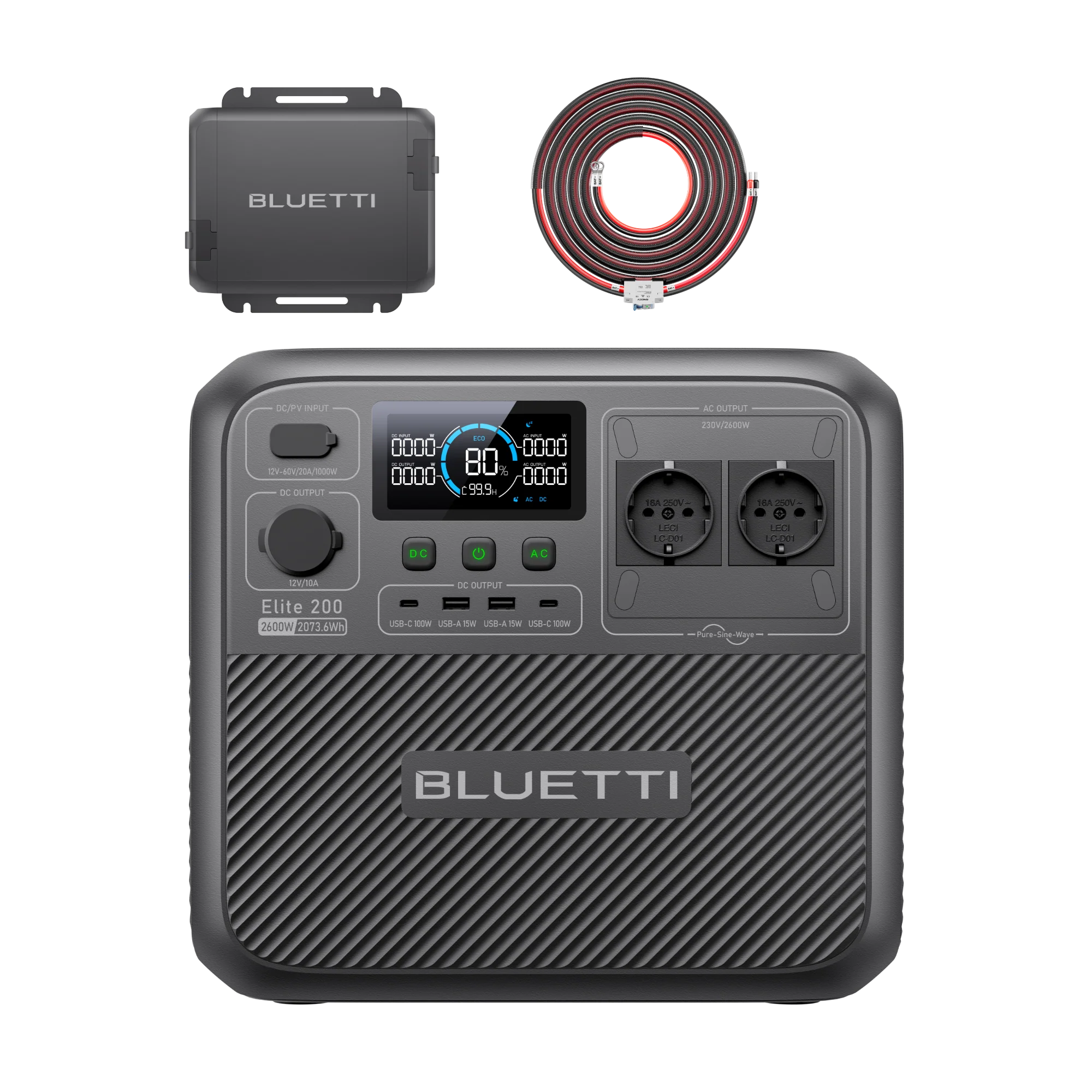 BLUETTI Elite 200 V2 Tragbare Powerstation | 2600 W 2073,6 Wh (Nur Für Deutschland) - Image 7