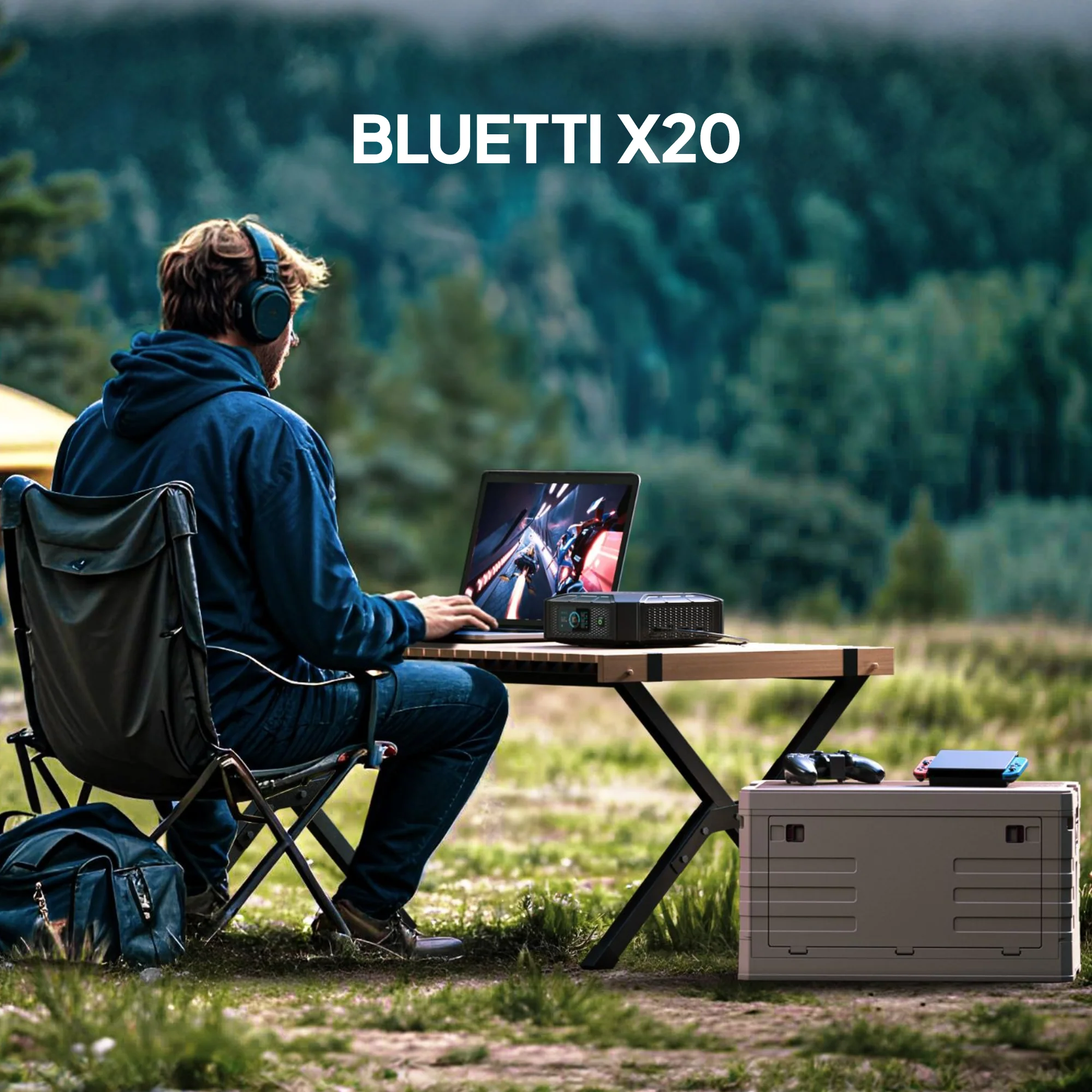 BLUETTI X20 Powerbank für Laptop | 288 W 153,6 Wh - Image 7