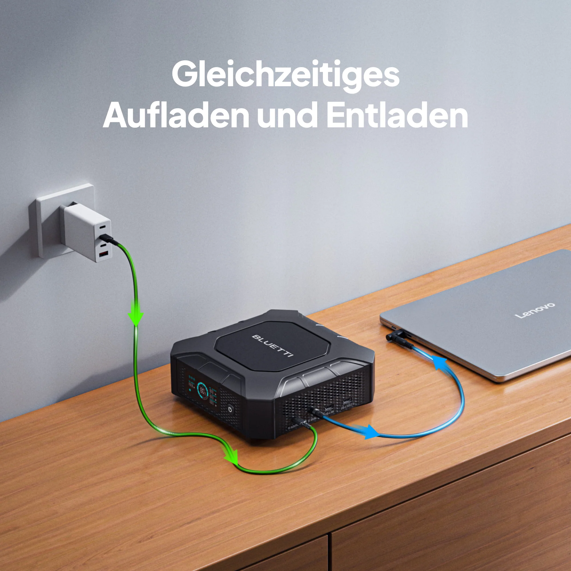 BLUETTI X20 Powerbank für Laptop | 288 W 153,6 Wh - Image 8