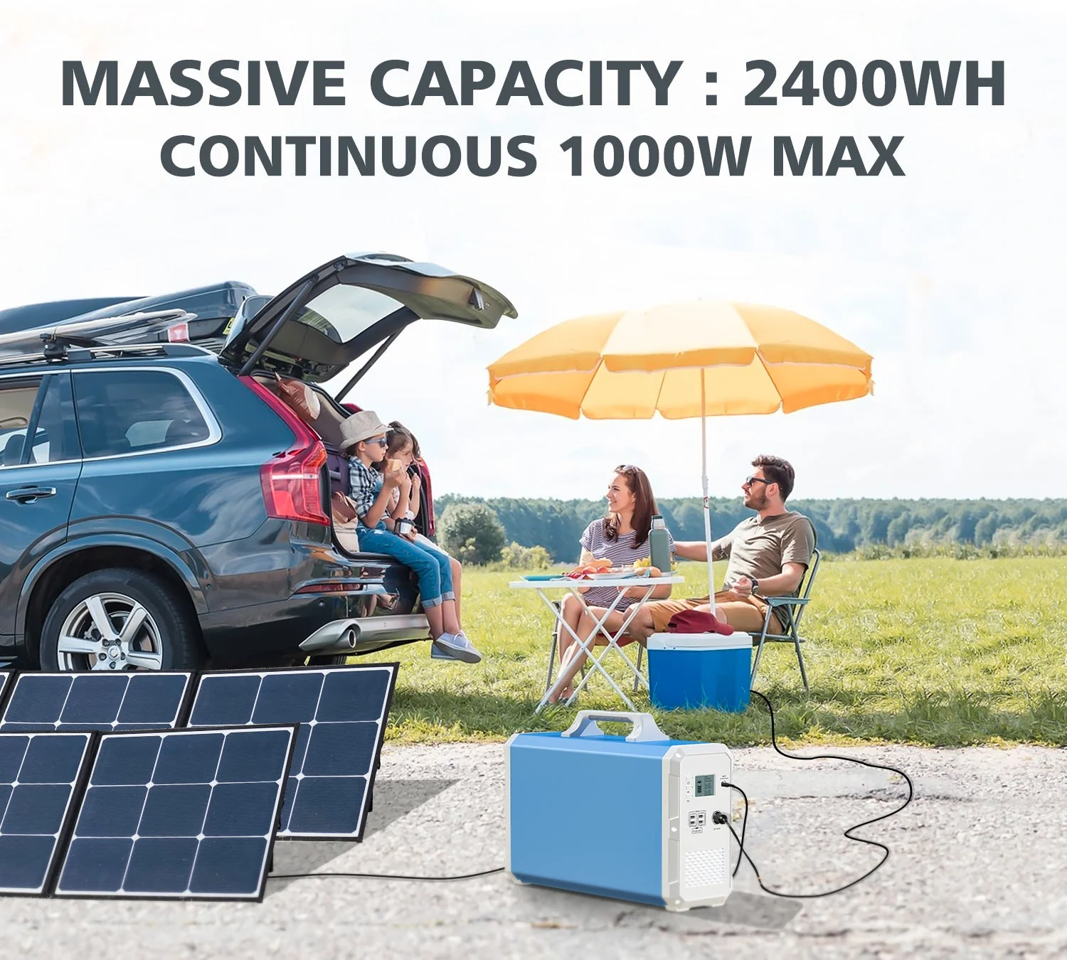 BLUETTI EB240 Tragbare Powerstation | 1000 W 2400 Wh - Image 2