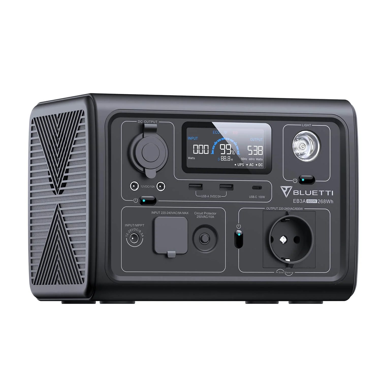 BLUETTI EB3A Tragbare Powerstation +SP120L Solarpanel (Amazon) - Image 5