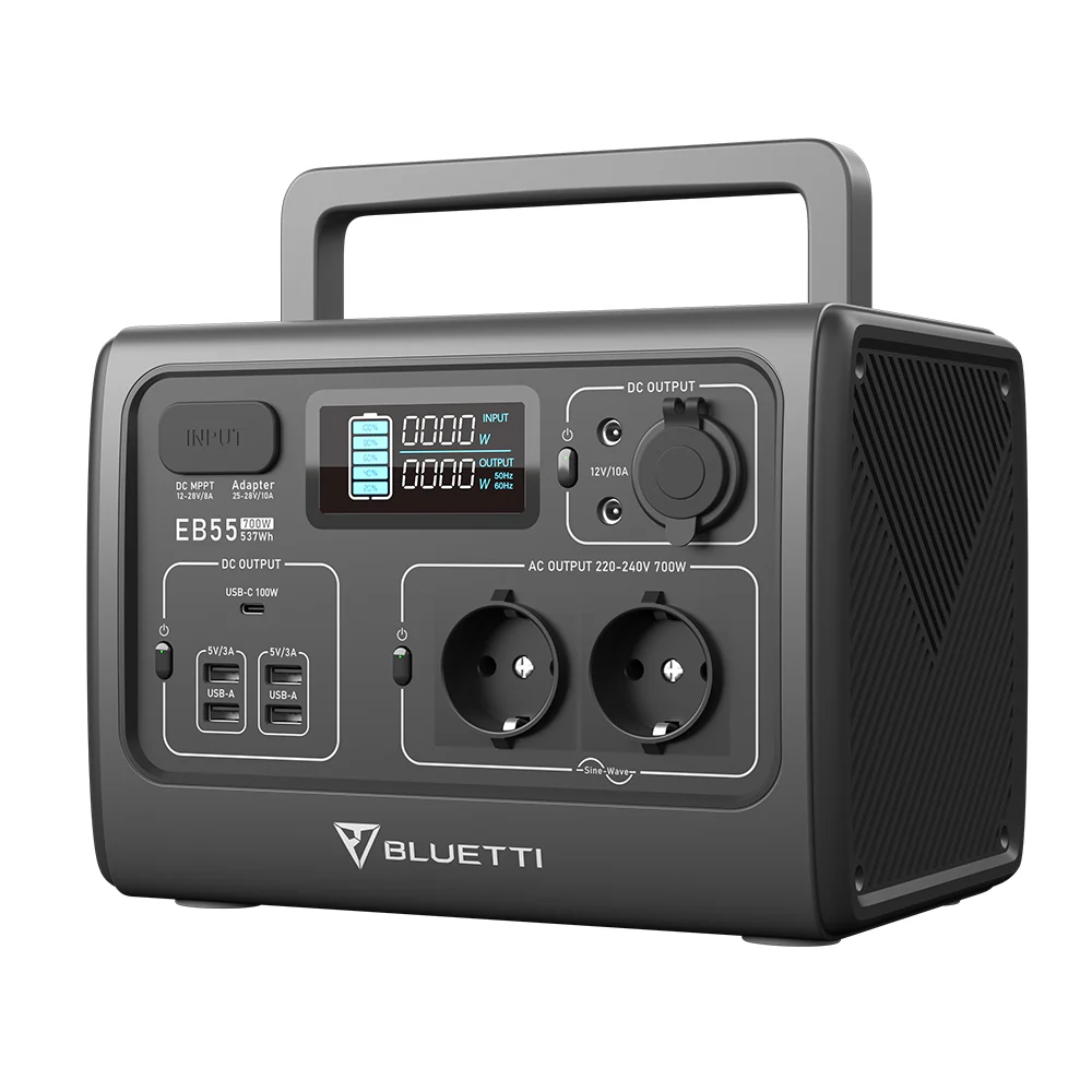 BLUETTI EB55 Tragbare Powerstation | 700 W 537 Wh - Image 4
