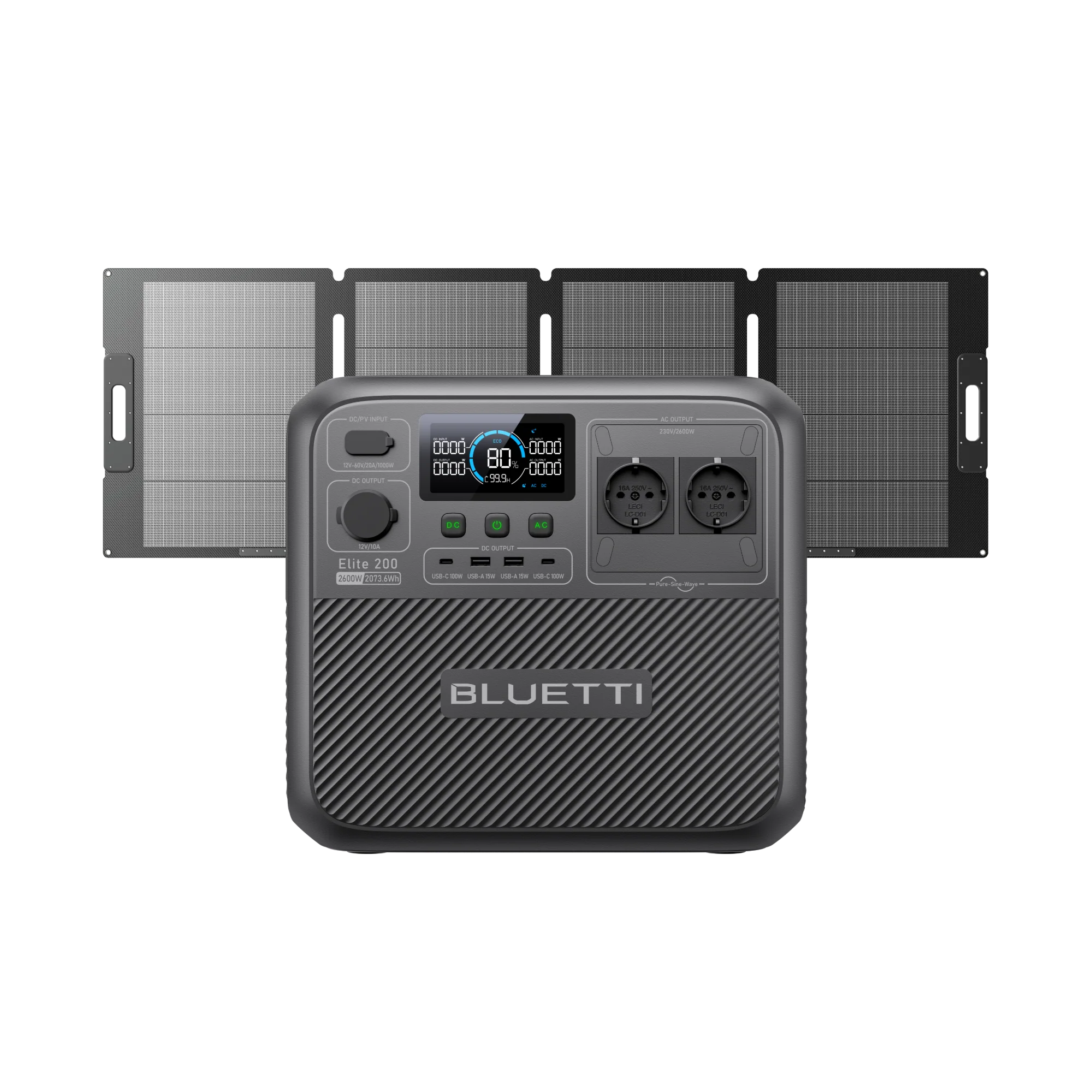 BLUETTI Elite 200 V2 Tragbare Powerstation | 2600 W 2073,6 Wh (Nur Für Deutschland) - Image 8