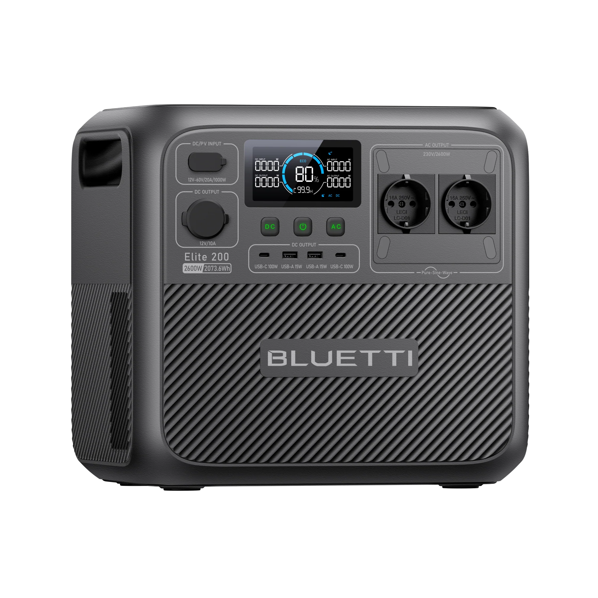 BLUETTI Elite 200 V2 Tragbare Powerstation | 2600 W 2073,6 Wh (Nur Für Deutschland) - Image 3