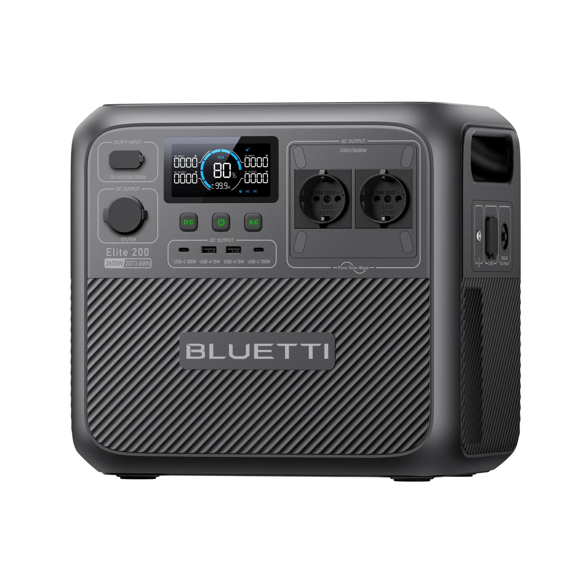BLUETTI Elite 200 V2 Tragbare Powerstation | 2600 W 2073,6 Wh (Nur Für Deutschland) - Image 4