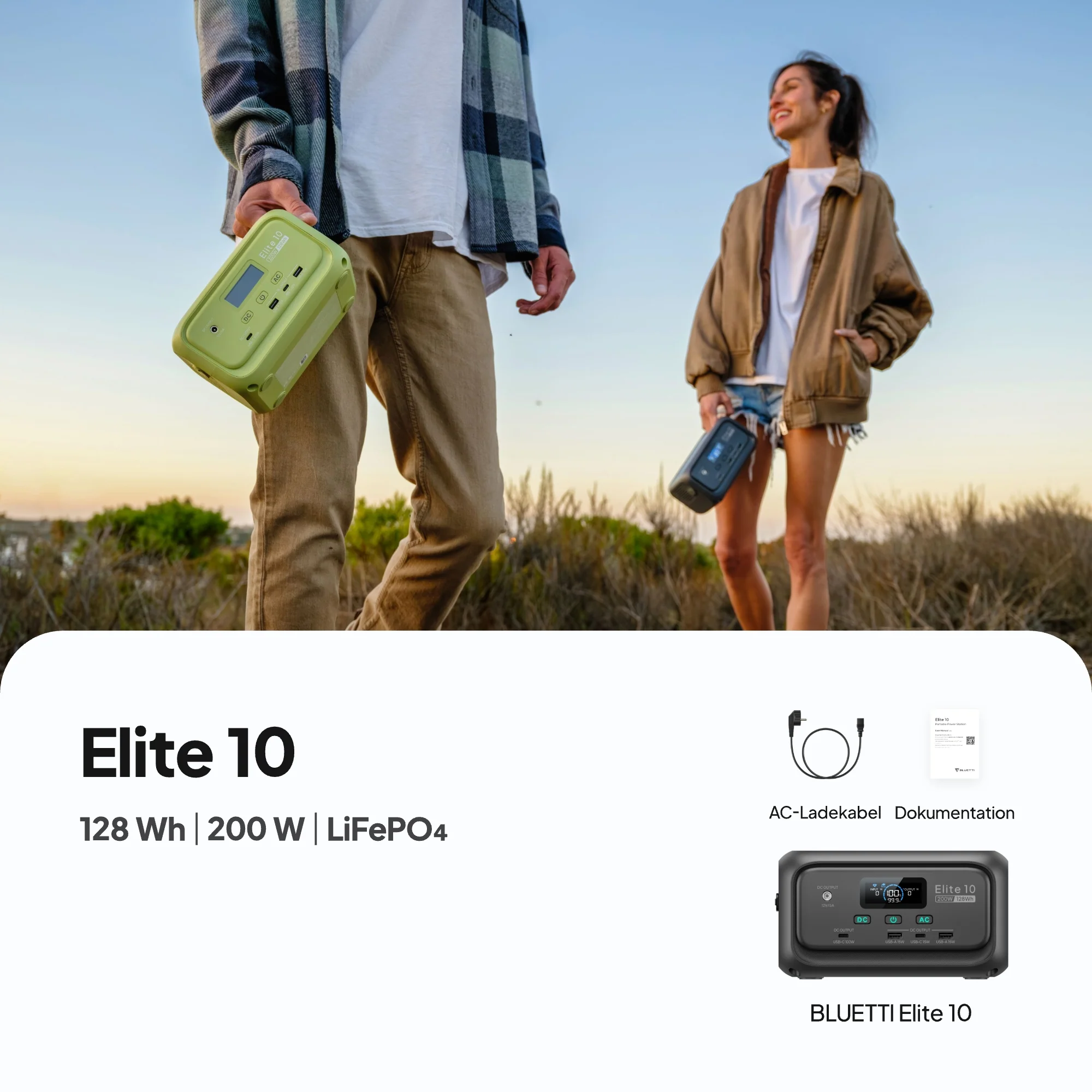 BLUETTI Elite 10 Mini Powerstation | 200 W 128 Wh (Nur Für Deutschland) - Image 14