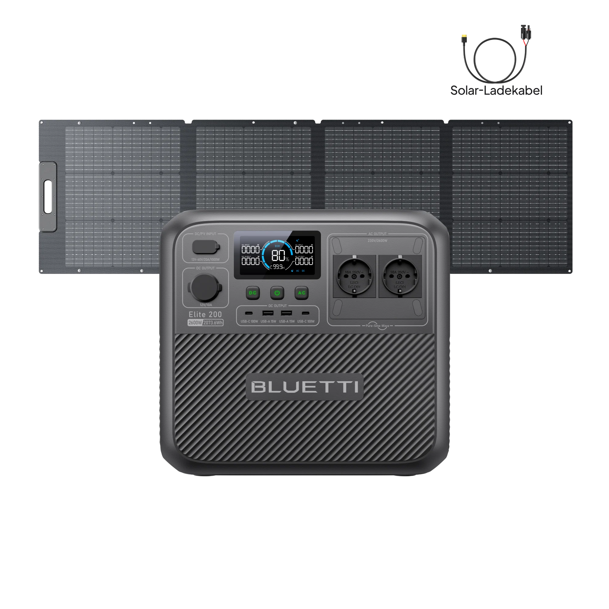 BLUETTI Elite 200 V2 Tragbare Powerstation | 2600 W 2073,6 Wh (Nur Für Deutschland) - Image 18