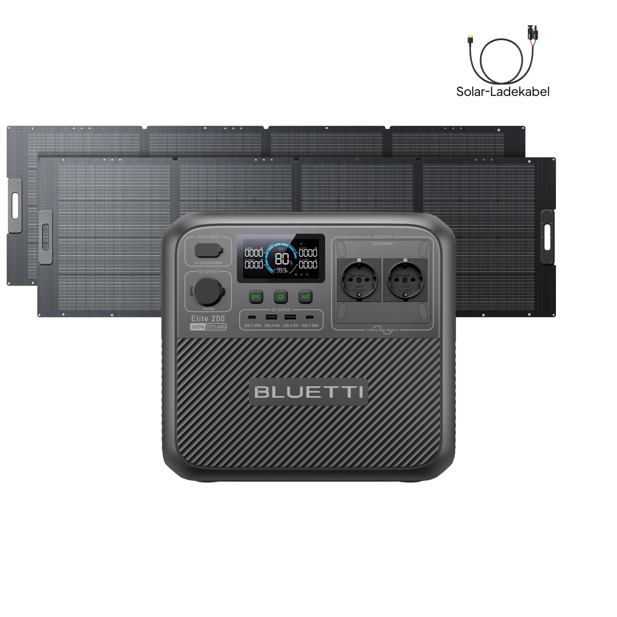 BLUETTI Elite 200 V2 Tragbare Powerstation | 2600 W 2073,6 Wh (Nur Für Deutschland) - Image 22
