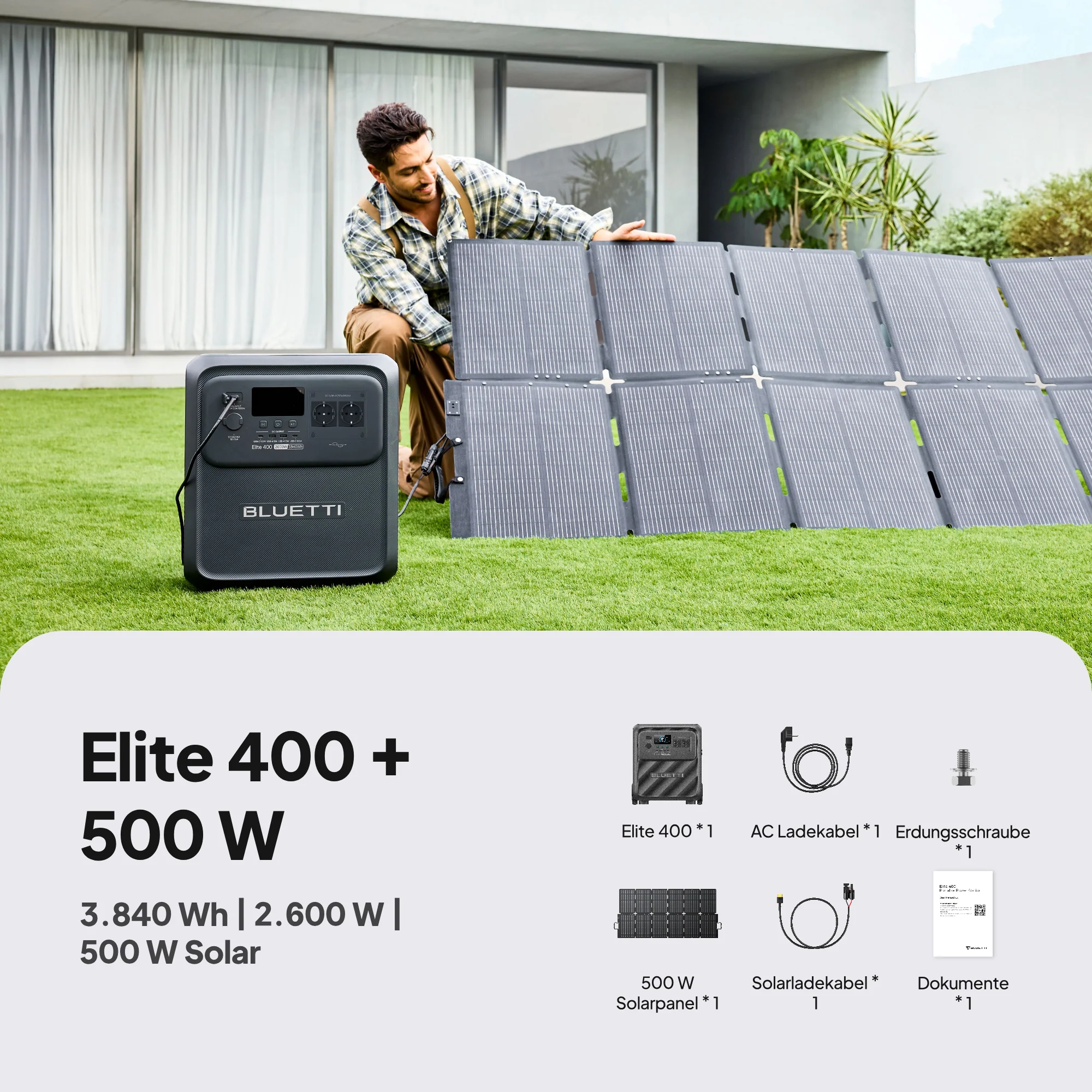 BLUETTI Elite 400 tragbare Powerstation | 2.600 W, 3.840 Wh (Nur Für Deutschland) - Image 12