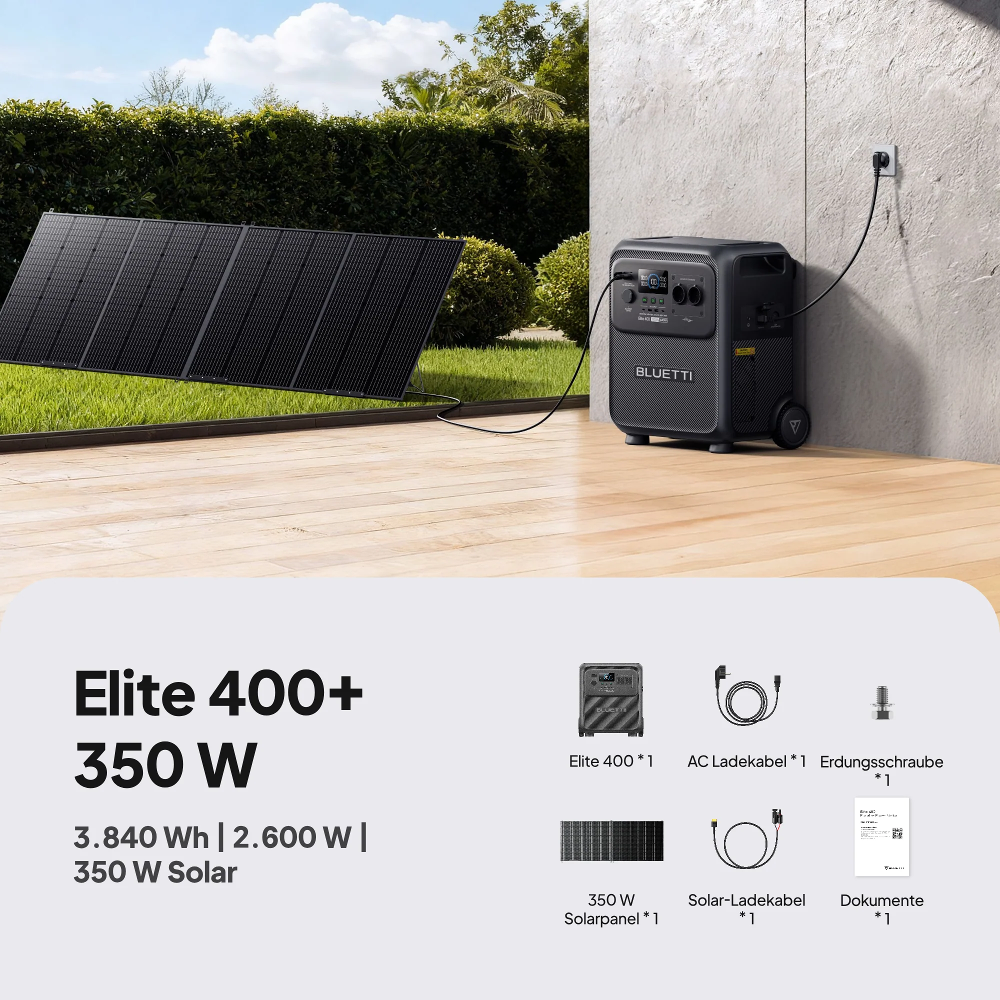 BLUETTI Elite 400 tragbare Powerstation | 2.600 W, 3.840 Wh (Nur Für Deutschland) - Image 14