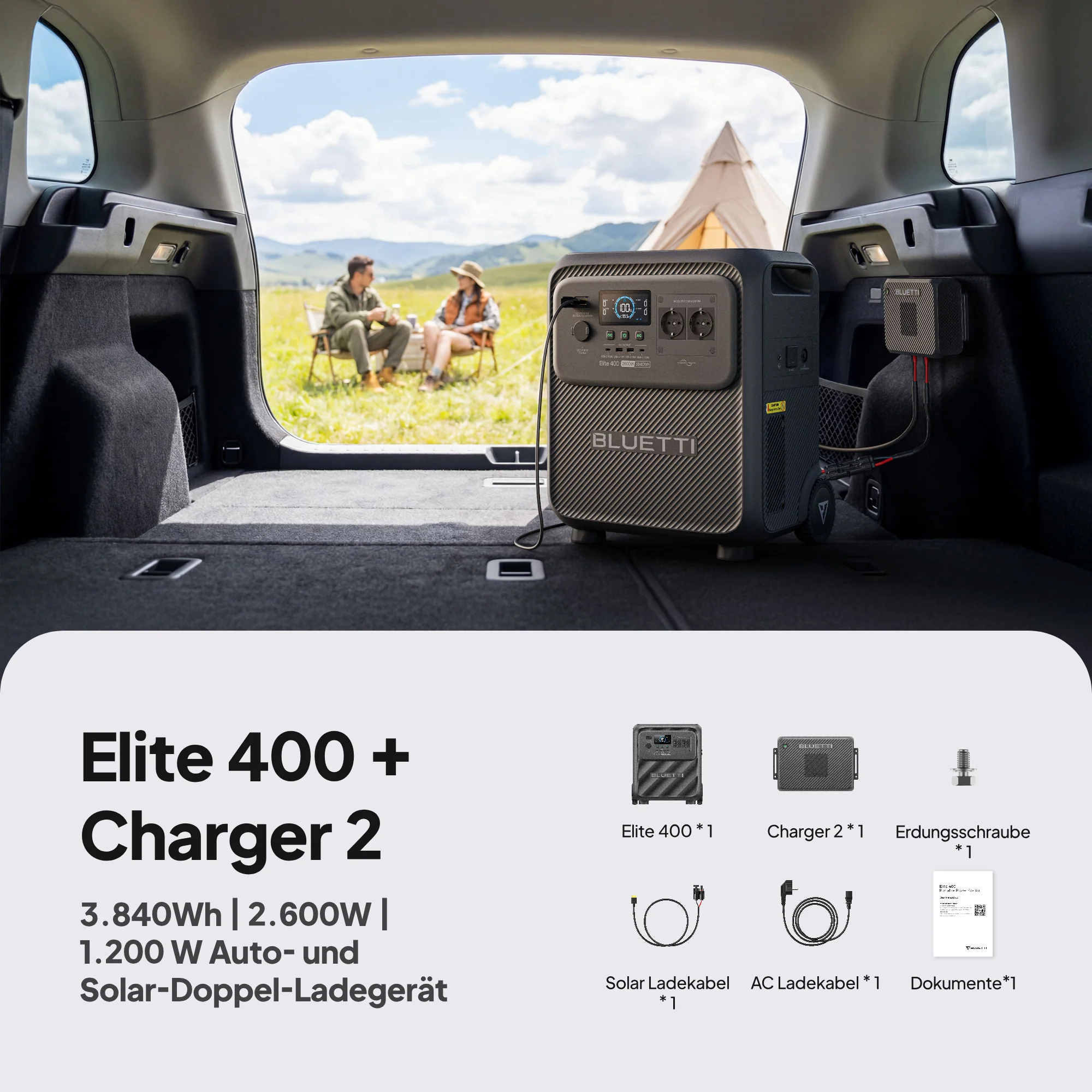 BLUETTI Elite 400 tragbare Powerstation | 2.600 W, 3.840 Wh (Nur Für Deutschland) - Image 15