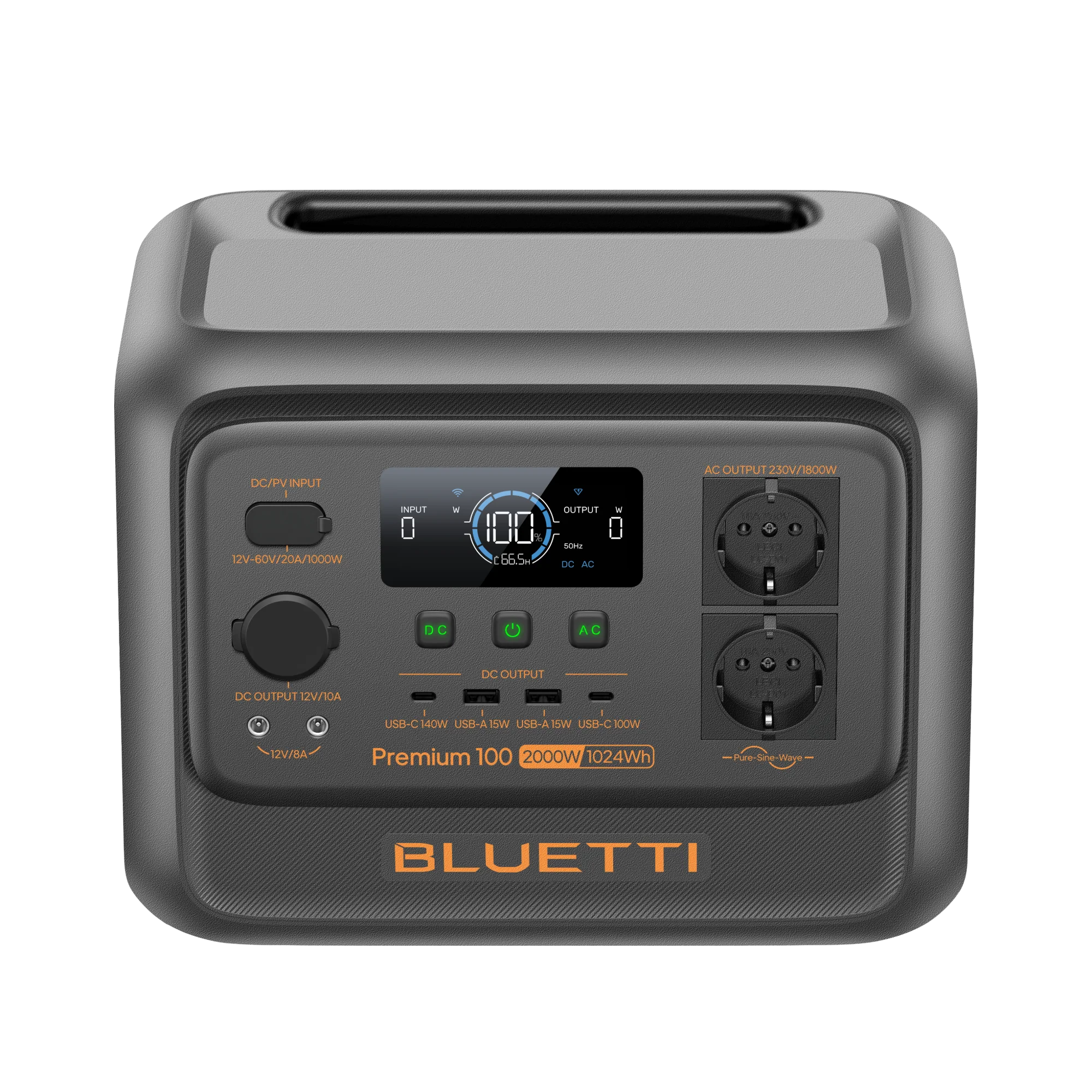 BLUETTI Premium 100 V2 Tragbare Powerstation | 2.000W 1.024Wh - Image 3