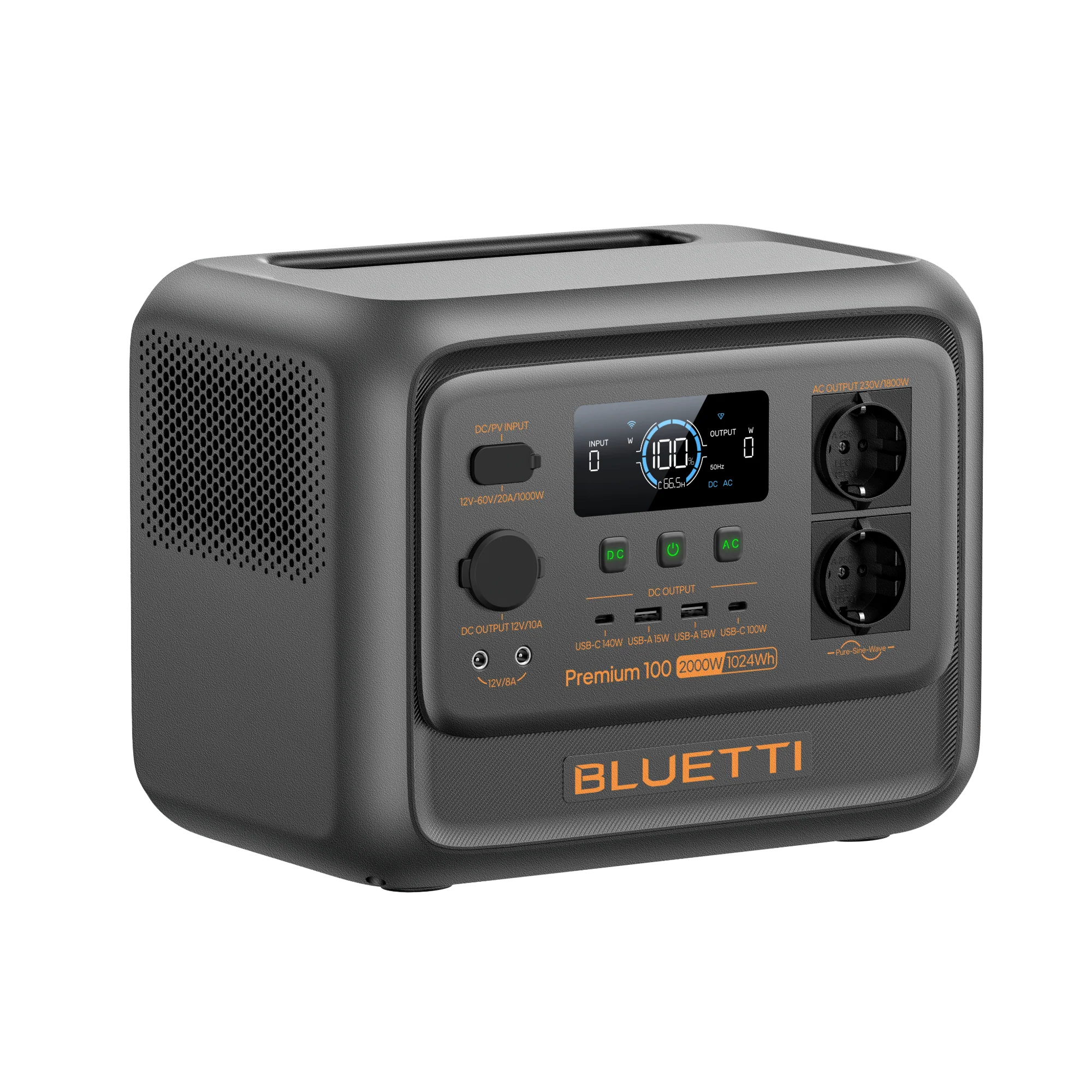 BLUETTI Premium 100 V2 Tragbare Powerstation | 2.000W 1.024Wh - Image 4