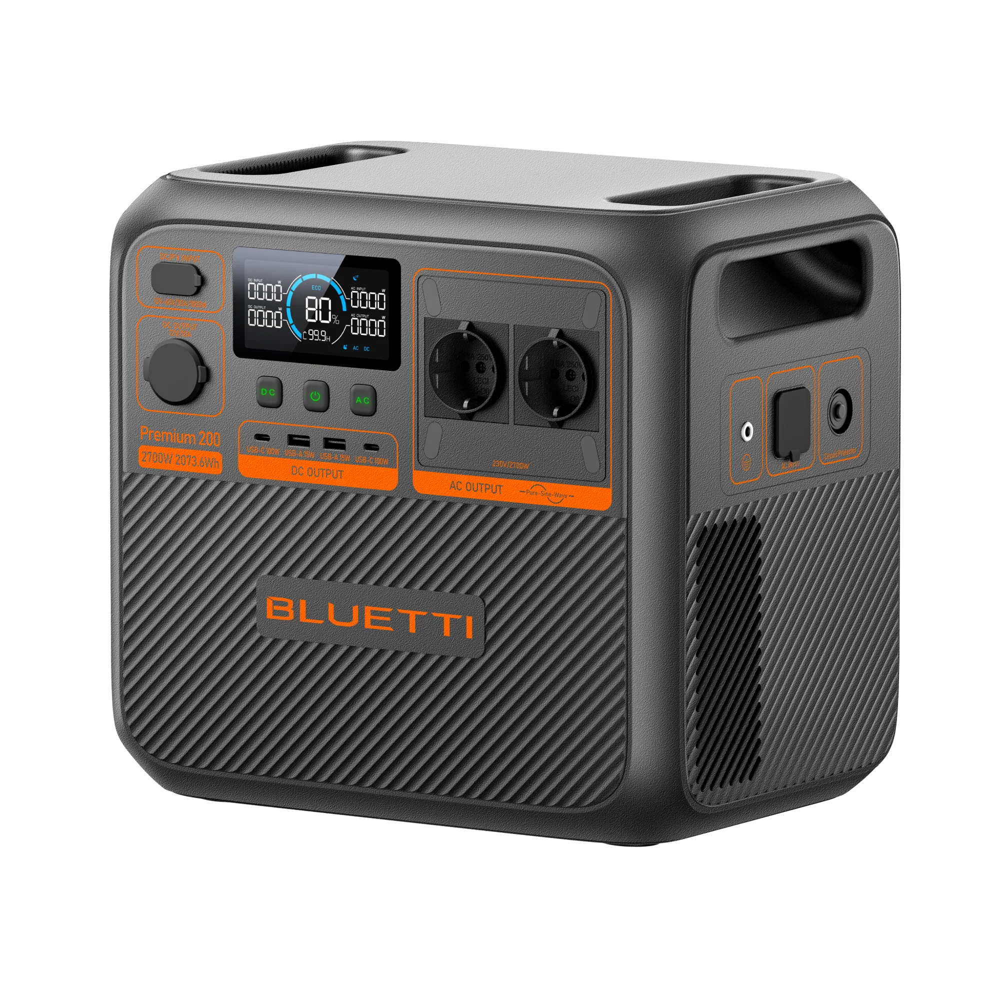BLUETTI Premium 200 V2 Tragbare Powerstation | 2.700W 2.073,6Wh - Image 4