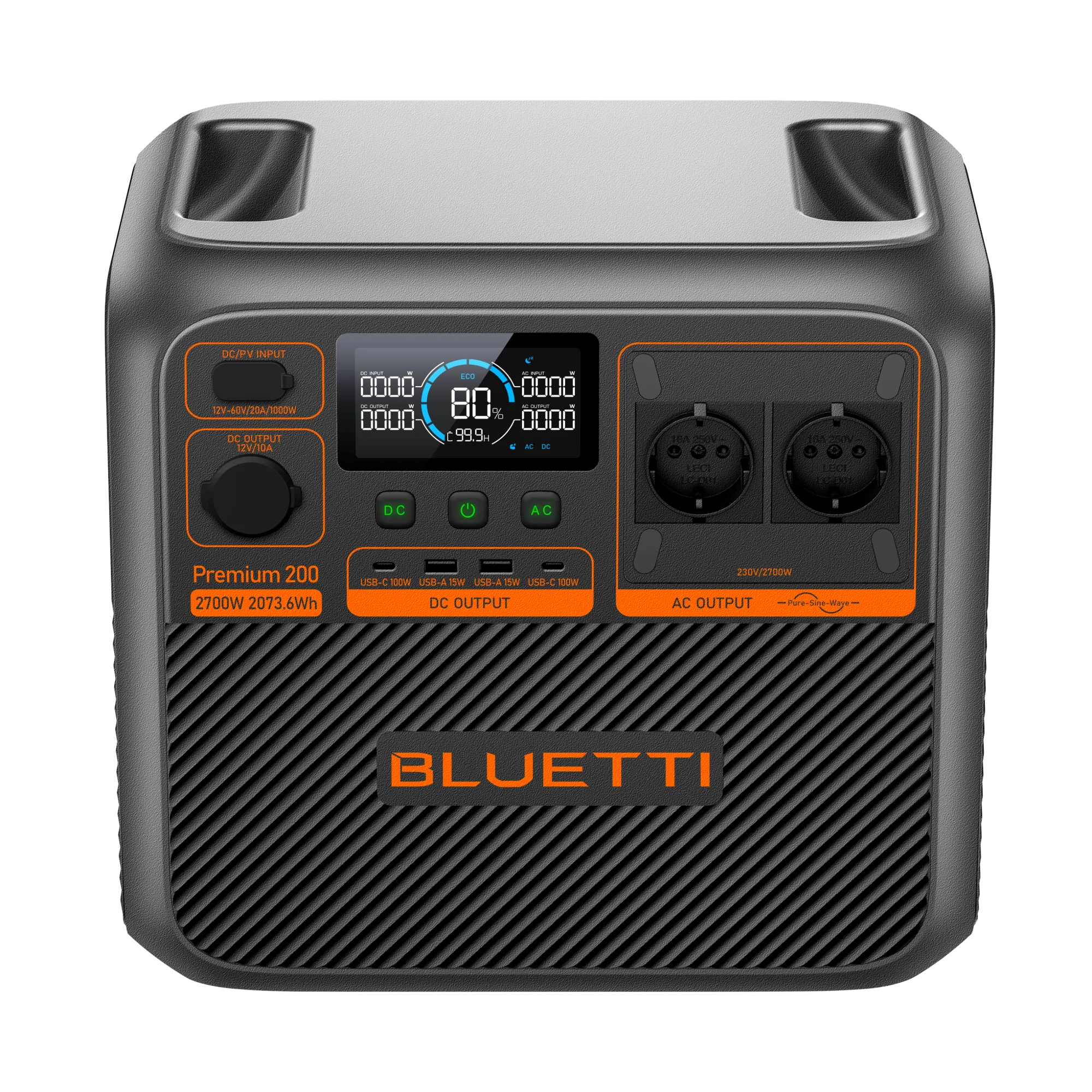 BLUETTI Premium 200 V2 Tragbare Powerstation | 2.700W 2.073,6Wh - Image 5
