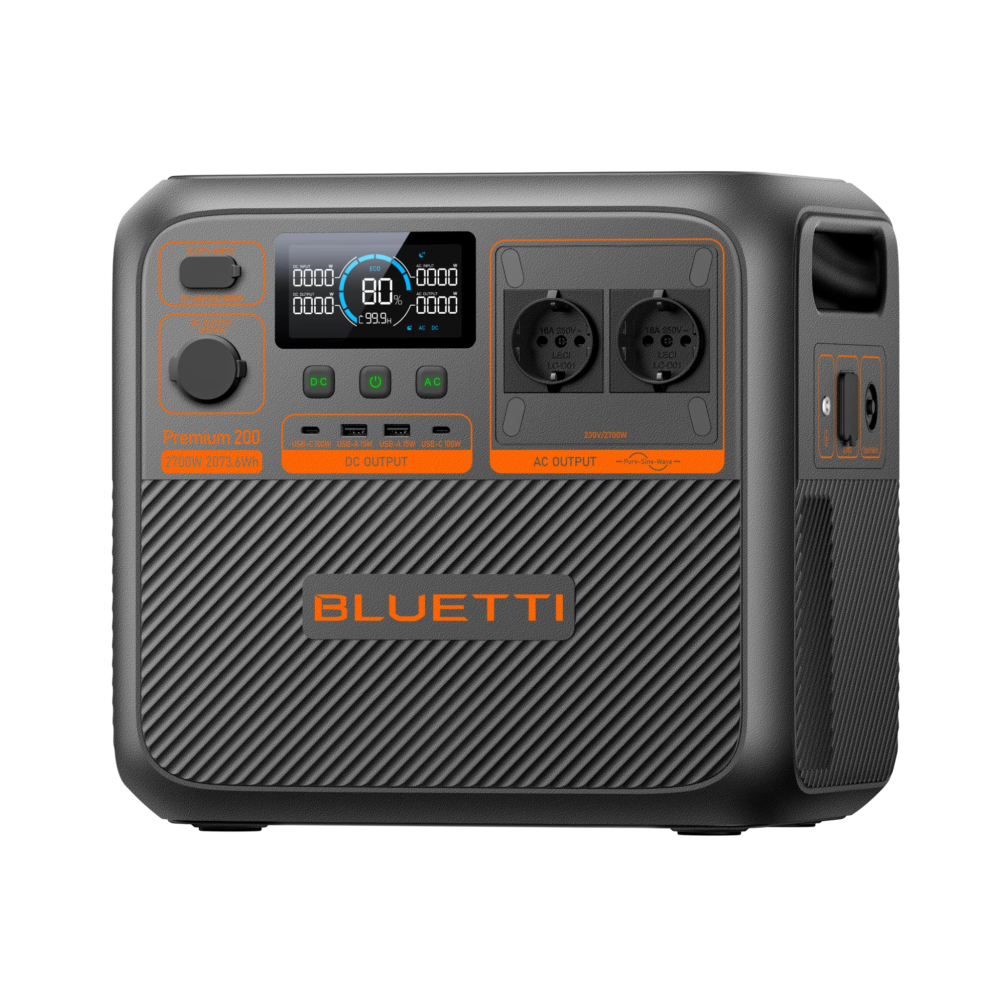 BLUETTI Premium 200 V2 Tragbare Powerstation | 2.700W 2.073,6Wh - Image 7