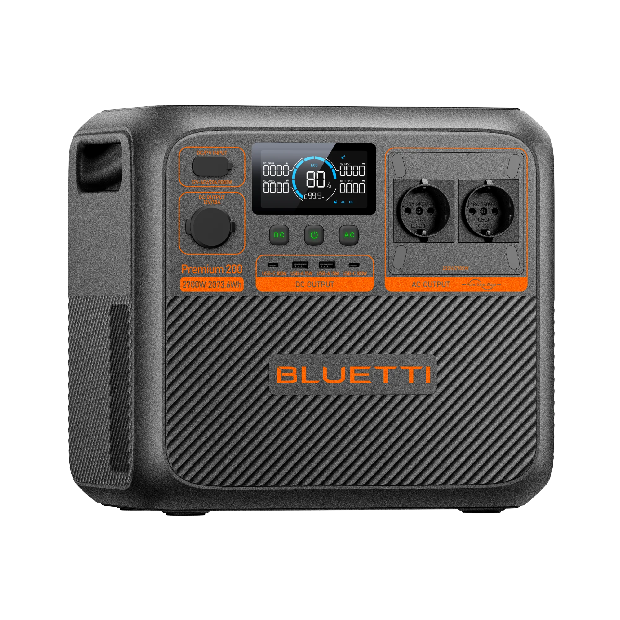 BLUETTI Premium 200 V2 Tragbare Powerstation | 2.700W 2.073,6Wh - Image 8
