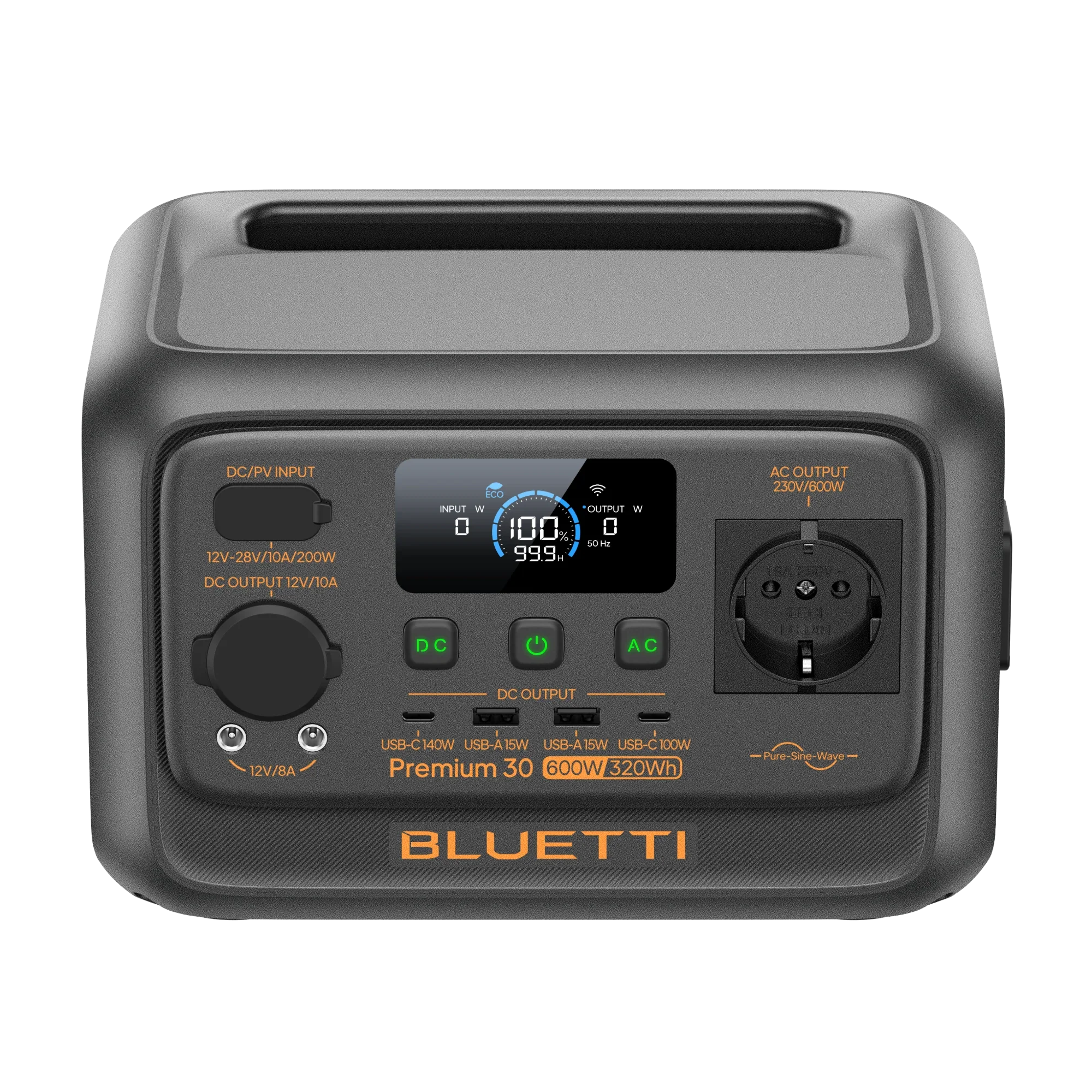 BLUETTI Premium 30 V2 Tragbare Powerstation | 600 W 320 Wh - Image 3
