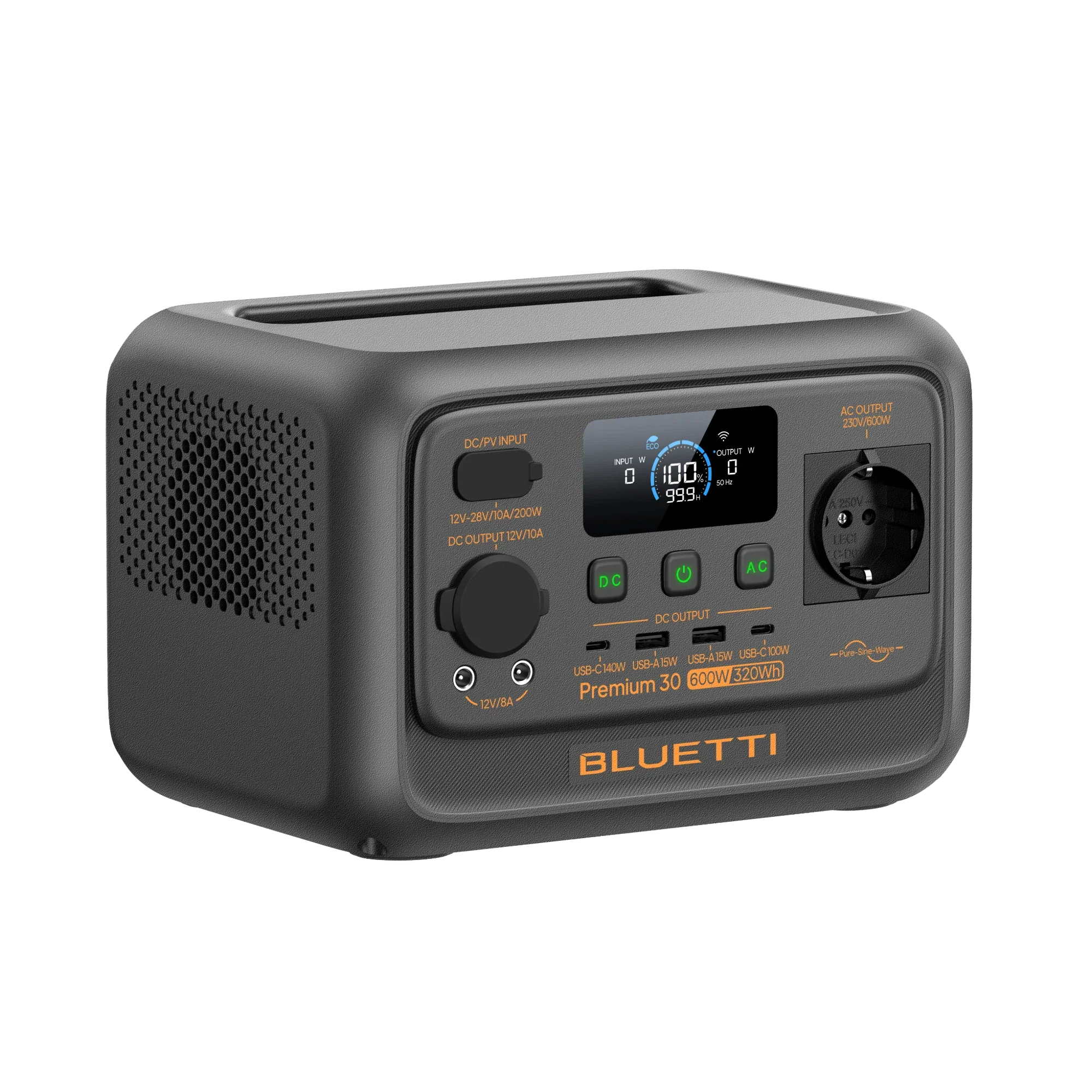 BLUETTI Premium 30 V2 Tragbare Powerstation | 600 W 320 Wh - Image 4