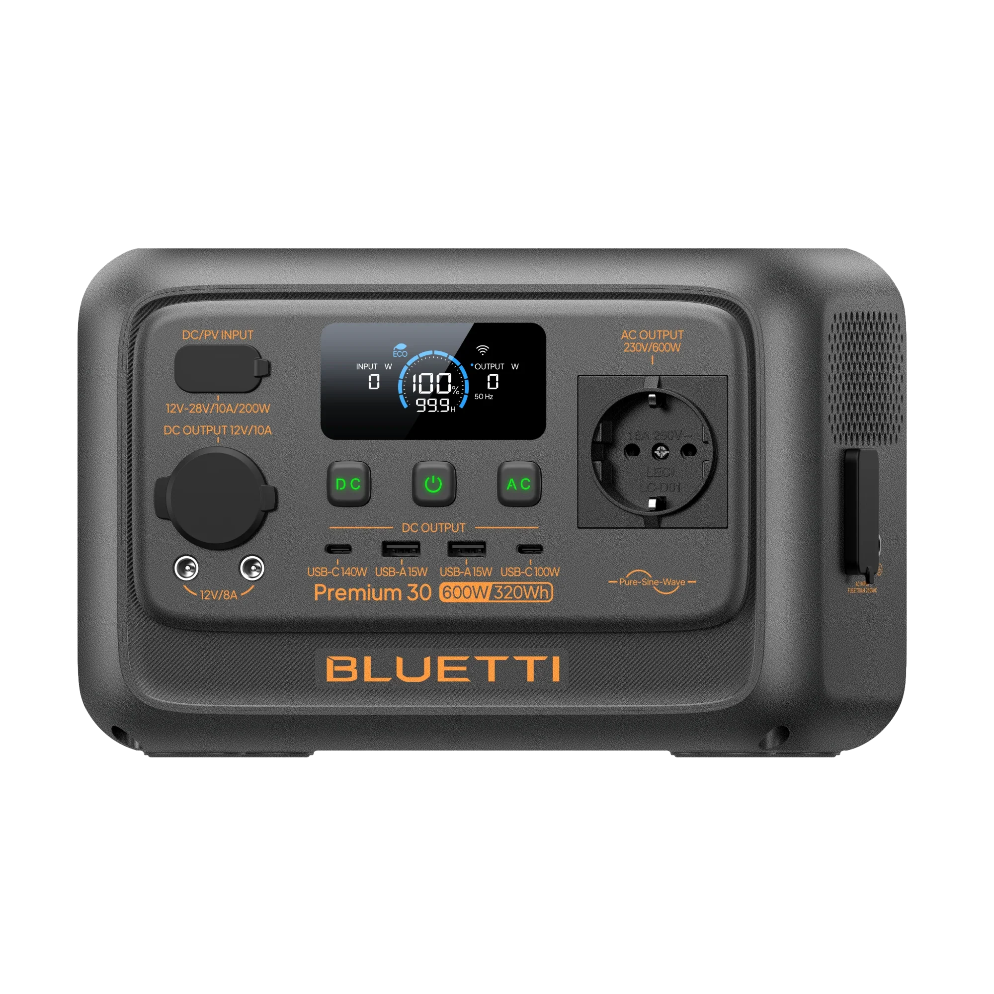 BLUETTI Premium 30 V2 Tragbare Powerstation | 600 W 320 Wh - Image 5