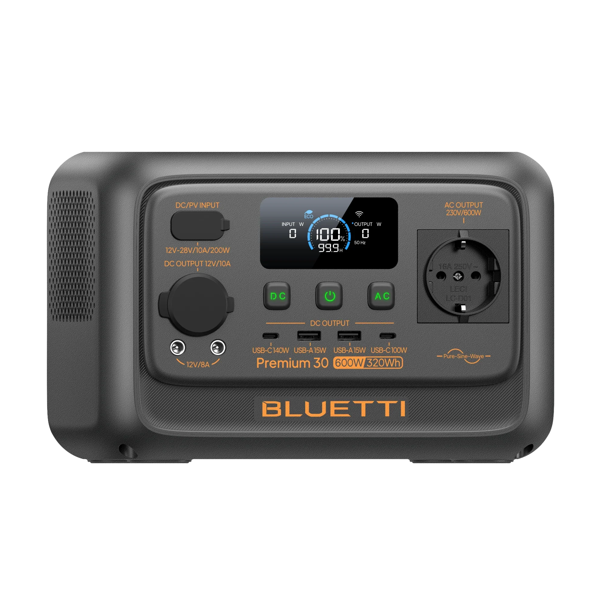 BLUETTI Premium 30 V2 Tragbare Powerstation | 600 W 320 Wh - Image 6